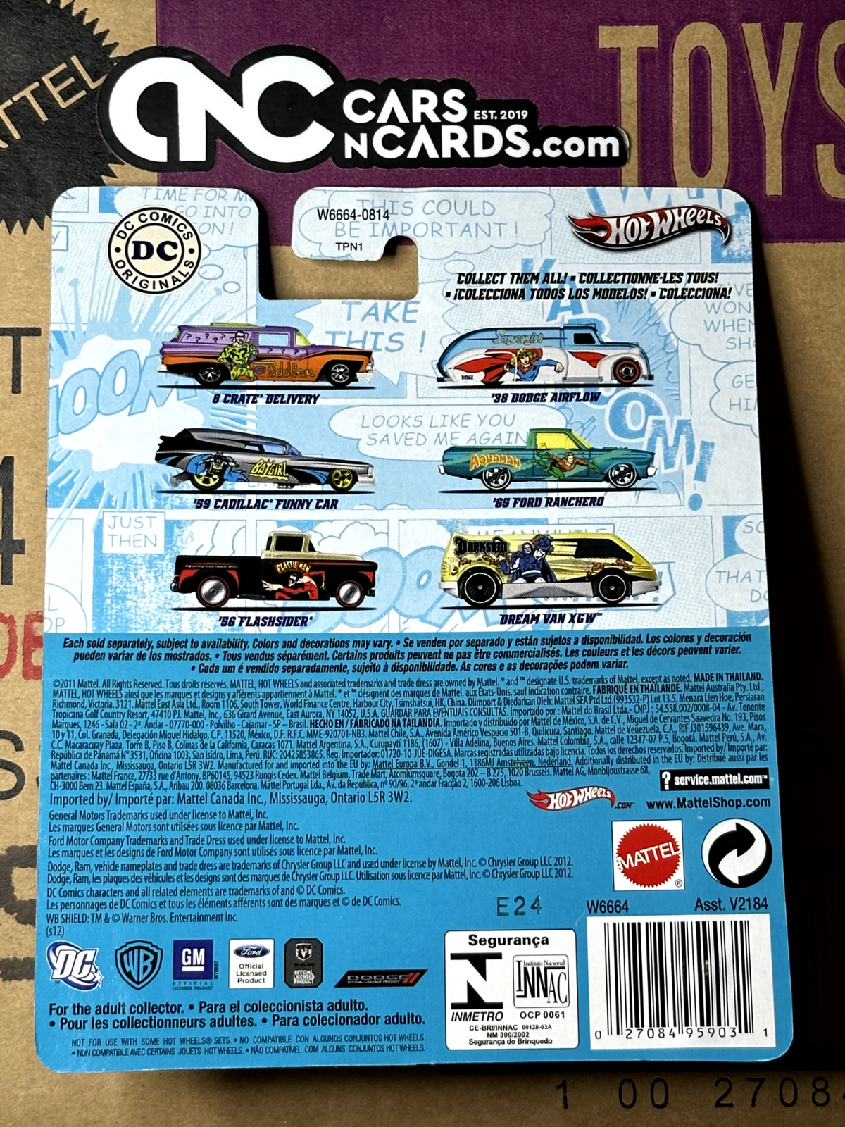 2011 Hot Wheels DC Comics Aquaman '65 Ford Ranchero