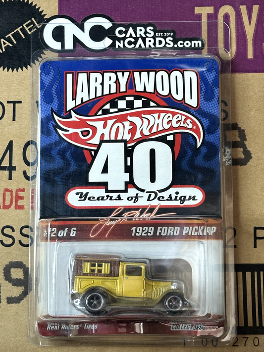 2009 Hot Wheels Larry Wood 40 Years of Design 1929 Ford Pickup #2/6 #00394/06500