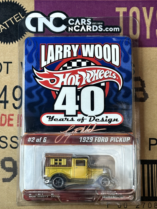 2009 Hot Wheels Larry Wood 40 Years of Design 1929 Ford Pickup #2/6 #03358/06500