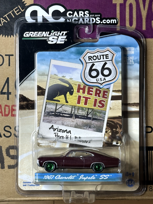 Greenlight SE Green Machine Chase Route 66 1967 Chevrolet Impala SS