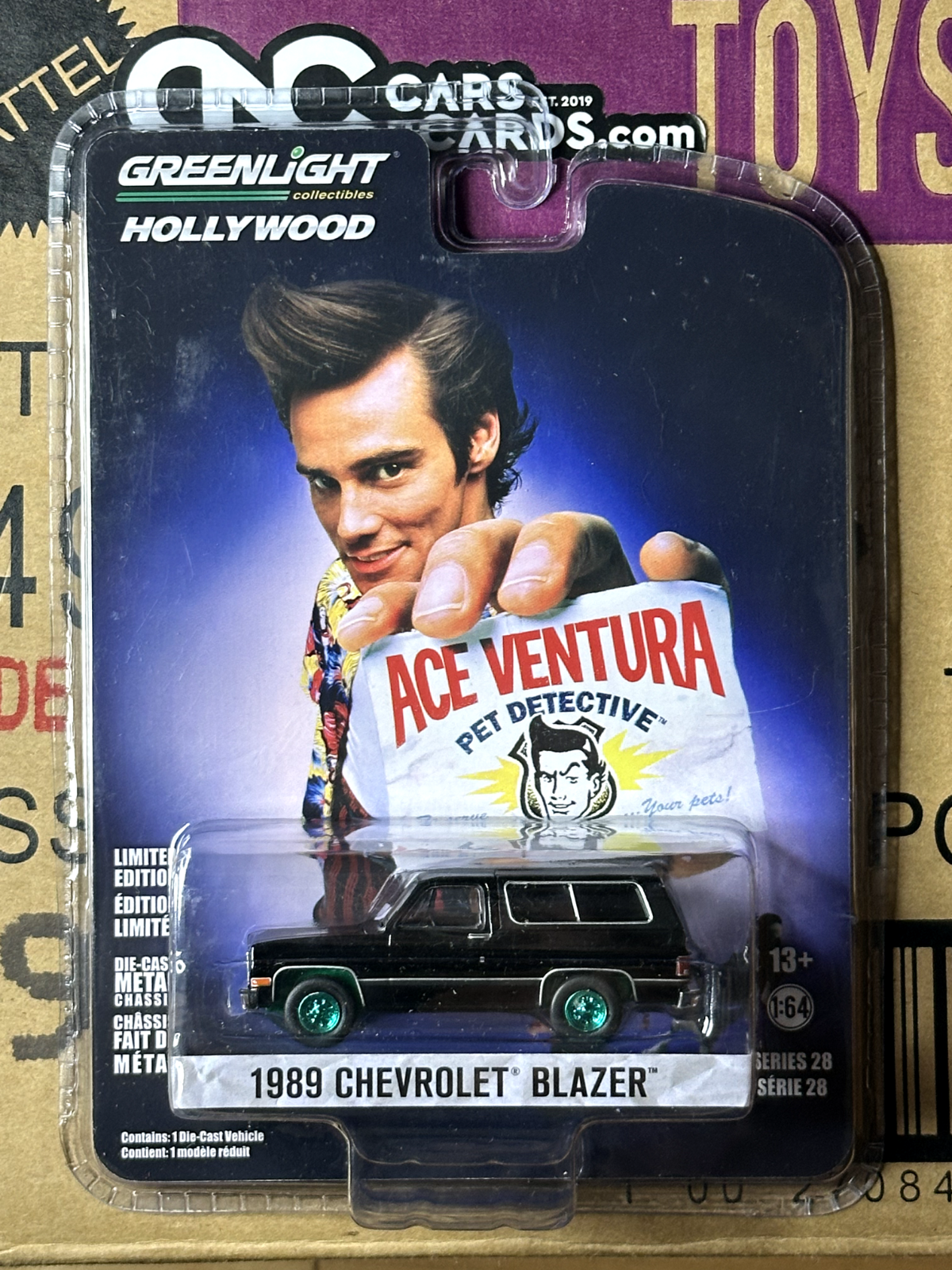 Greenlight Green Machine Chase 1989 Chevrolet Blazer Ace Ventura