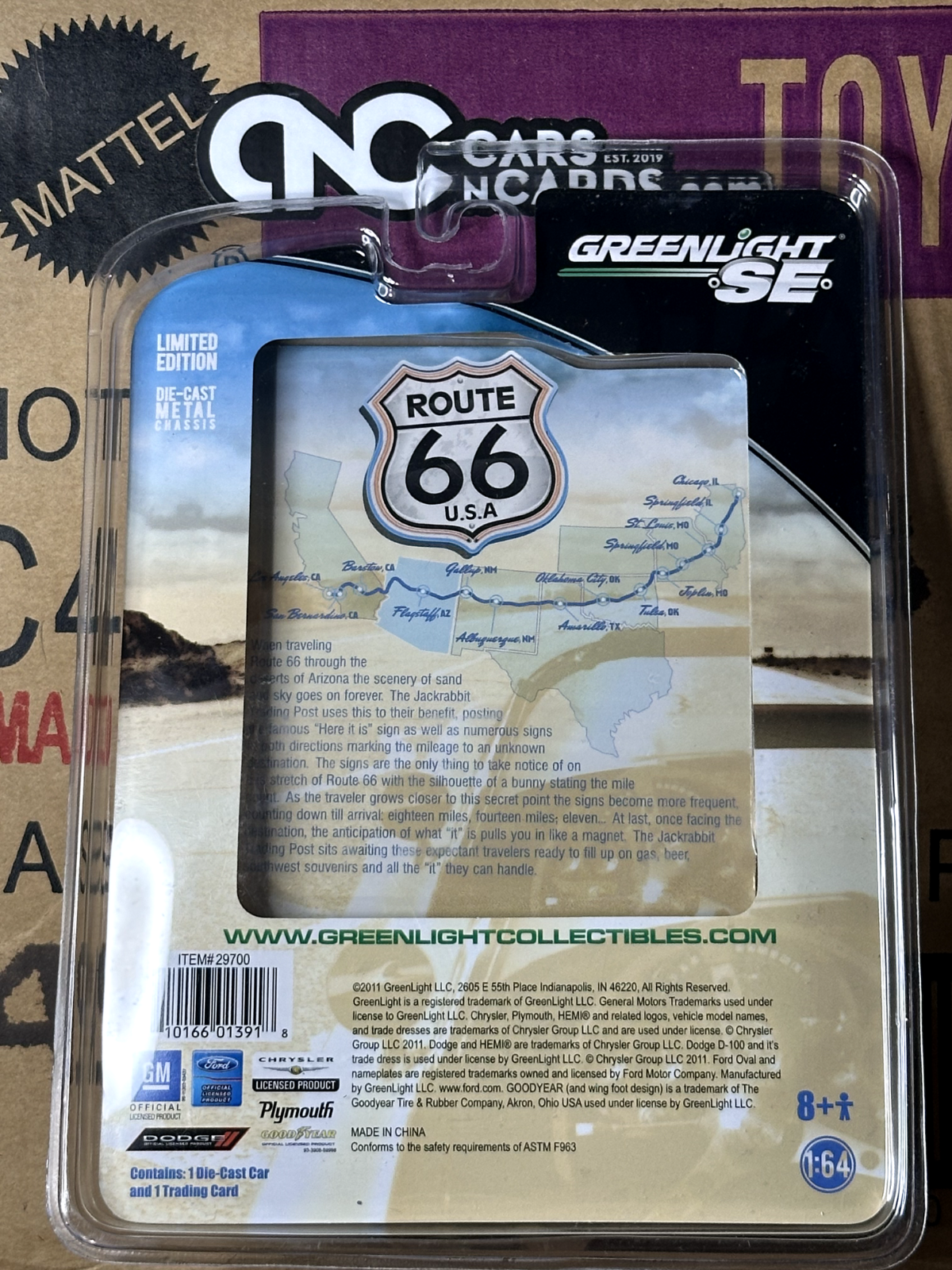 Greenlight SE Green Machine Chase Route 66 1967 Chevrolet Impala SS