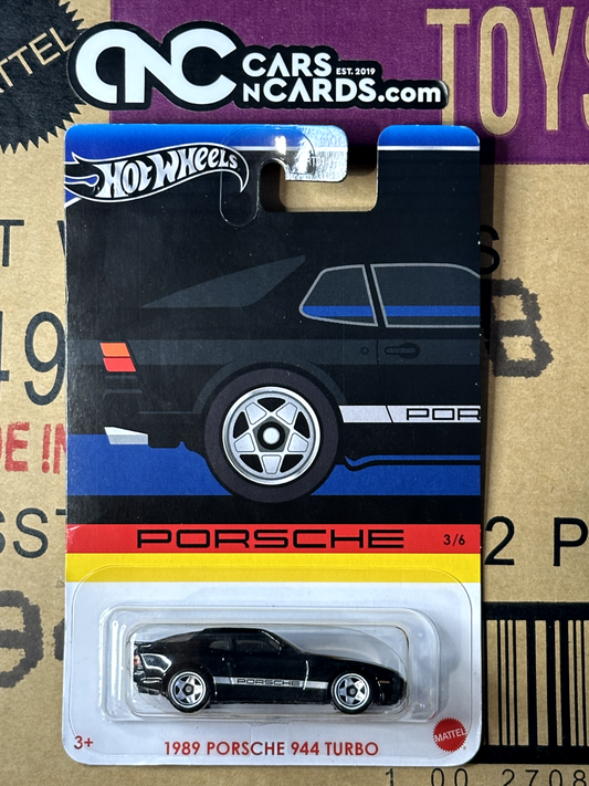 2024 Hot Wheels Porsche Series 3/6 1989 Porsche 944 Turbo (Card Crease)