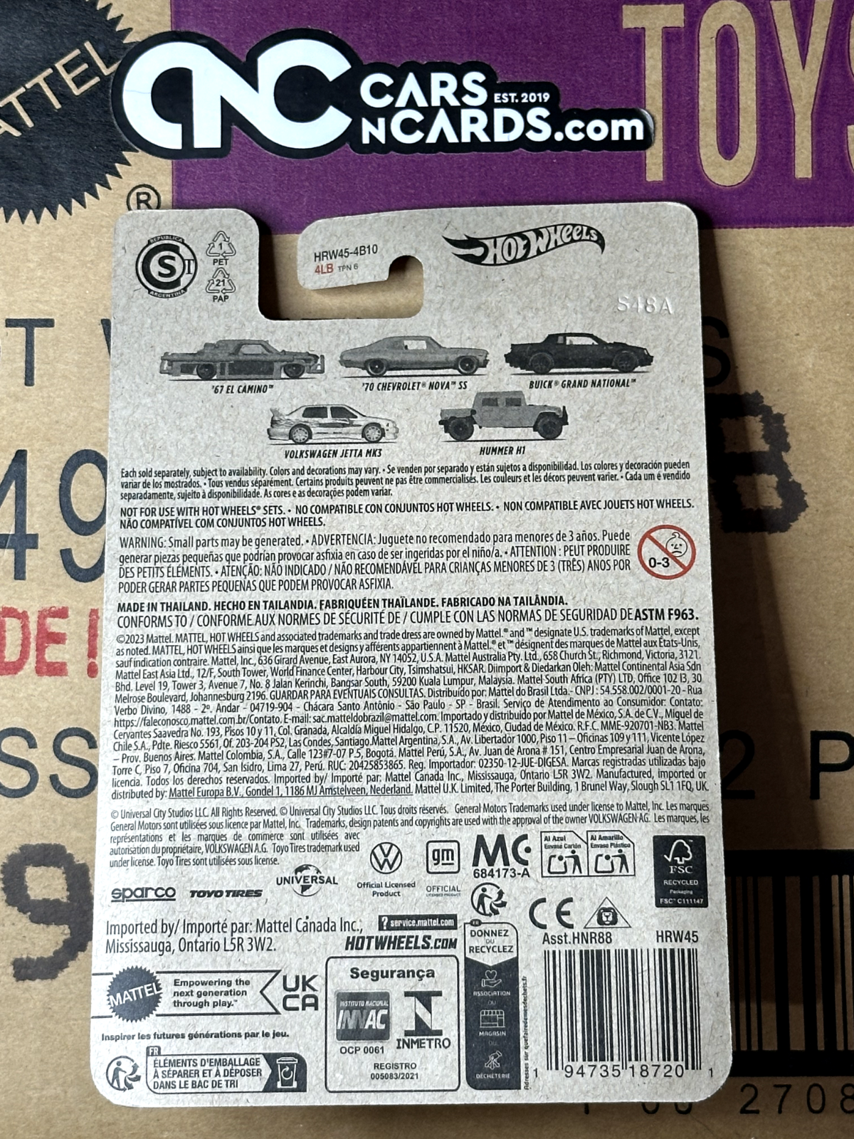 2024 Hot Wheels Fast & Furious HW Decades of Fast 5/5 Hummer H1