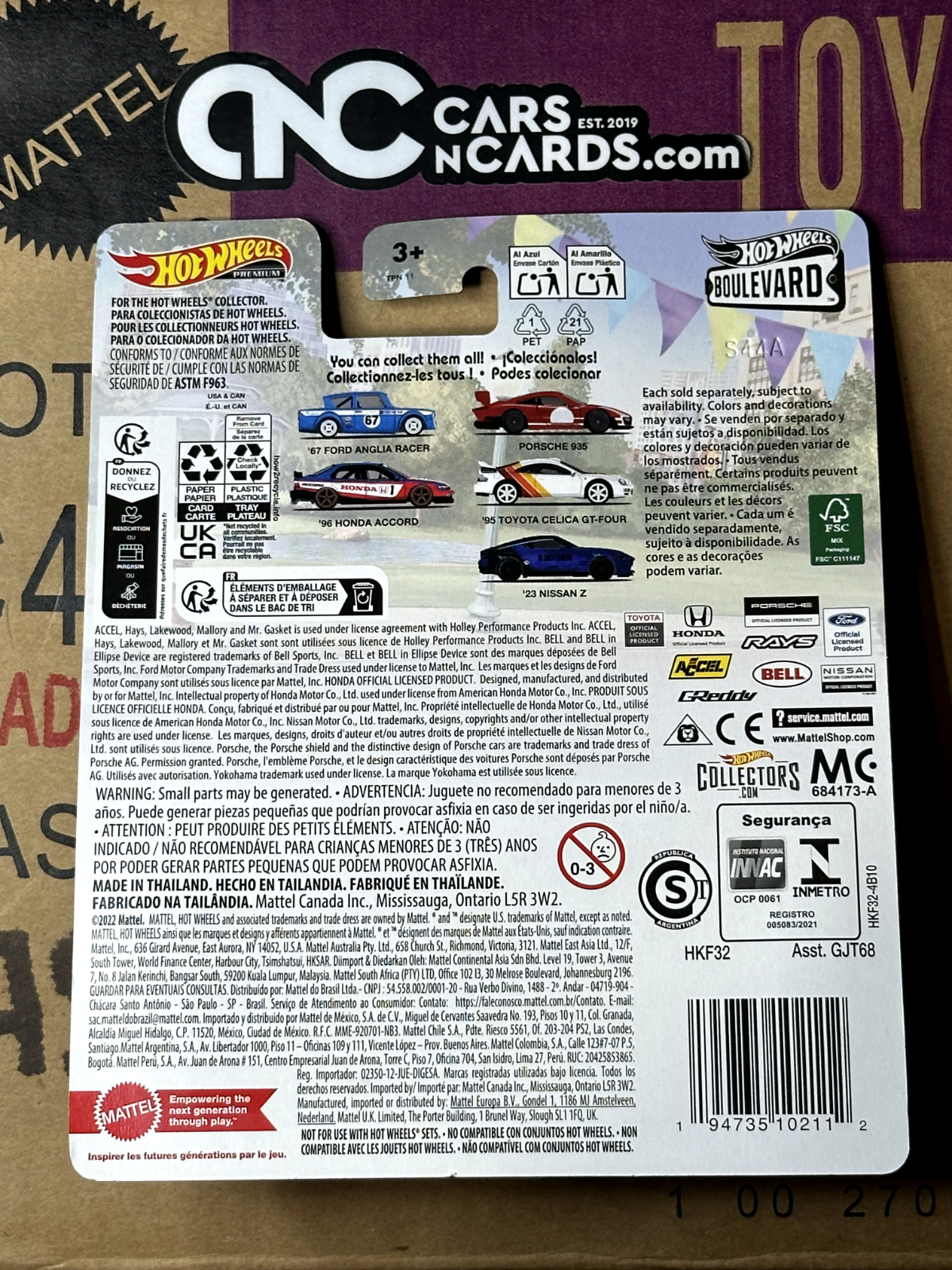 2023 Hot Wheels Premium Boulevard #86 '67 Ford Anglia Racer