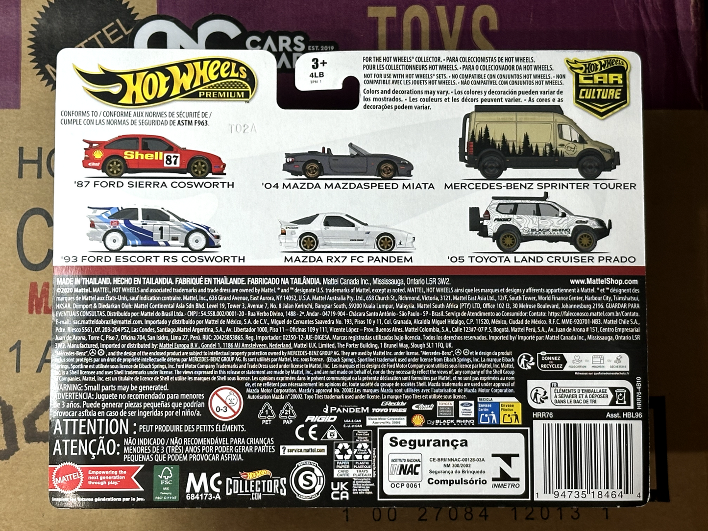 2024 Hot Wheels Premium Car Culture Toyota Land Cruiser Prado & Sprinter 2 Pack