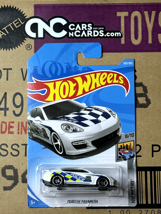 2018 Hot Wheels HW Metro 8/10 Porsche Panamera Police