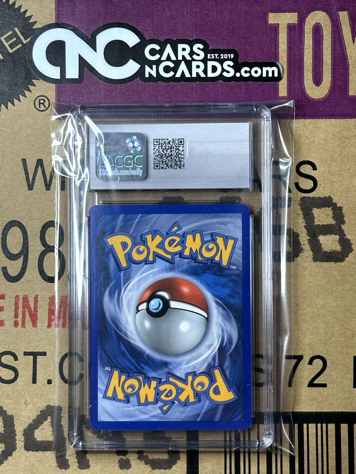 Pokémon (2007) EX Power Keepers 104/108 Fire Energy Holo CGC 8.5 Near Mint+