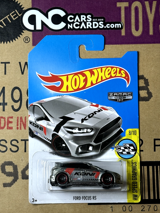 2017 Hot Wheels HW Speed Graphics 8/10 Zamac Ford Focus RS
