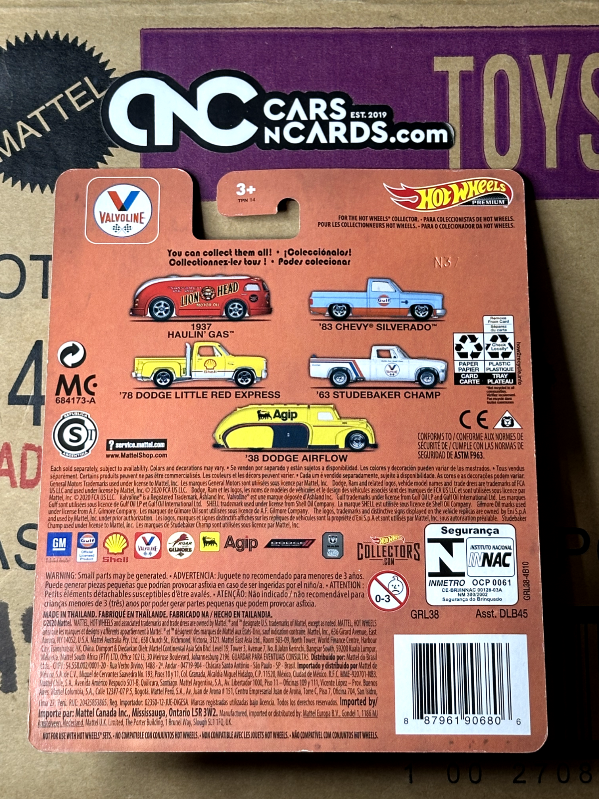 2020 Hot Wheels Premium Pop Culture Vintage Oil Valvoline '63 Studebaker Champ