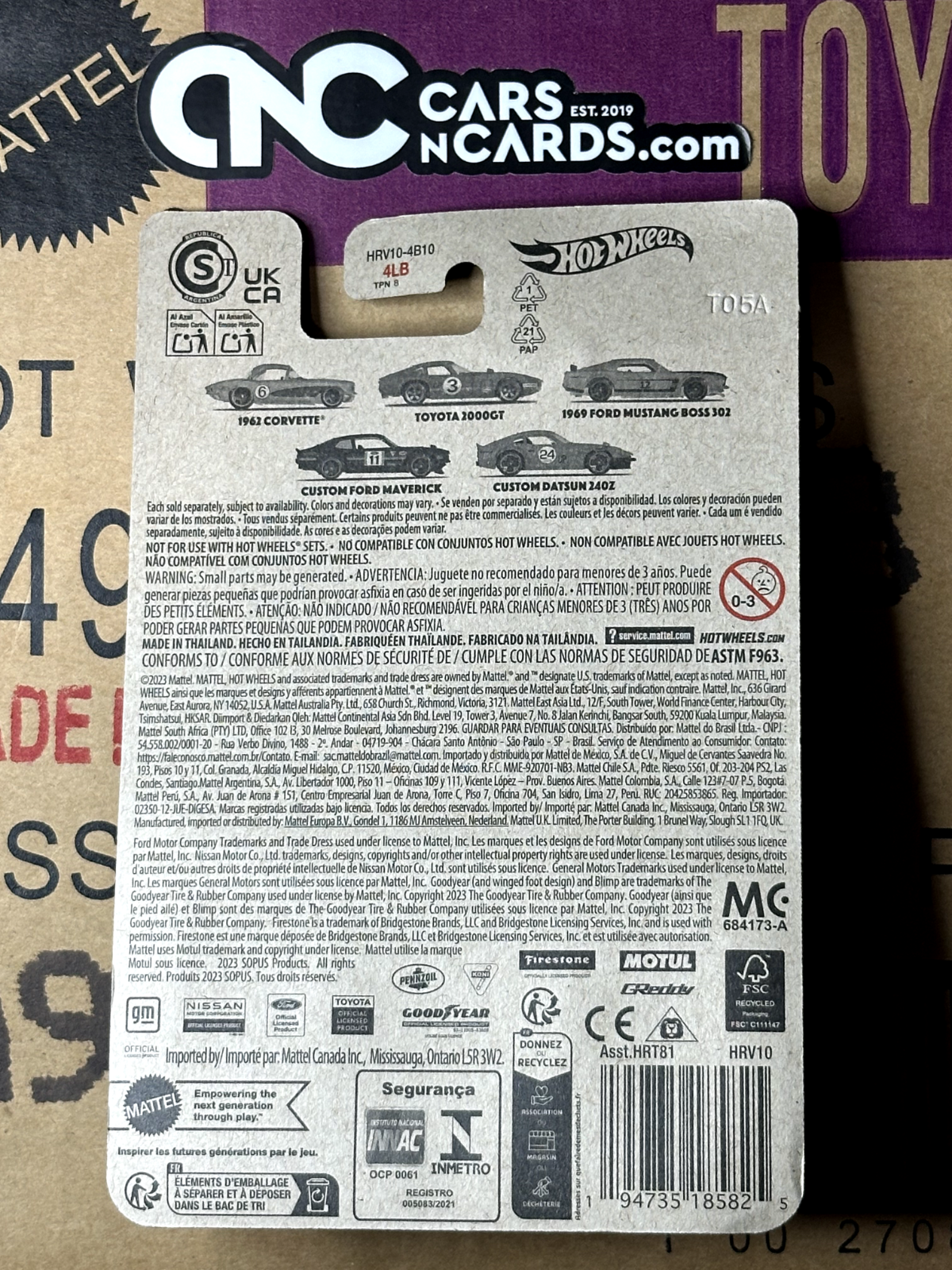 2024 Hot Wheels Vintage Racing Club Custom Datsun 240Z Orange