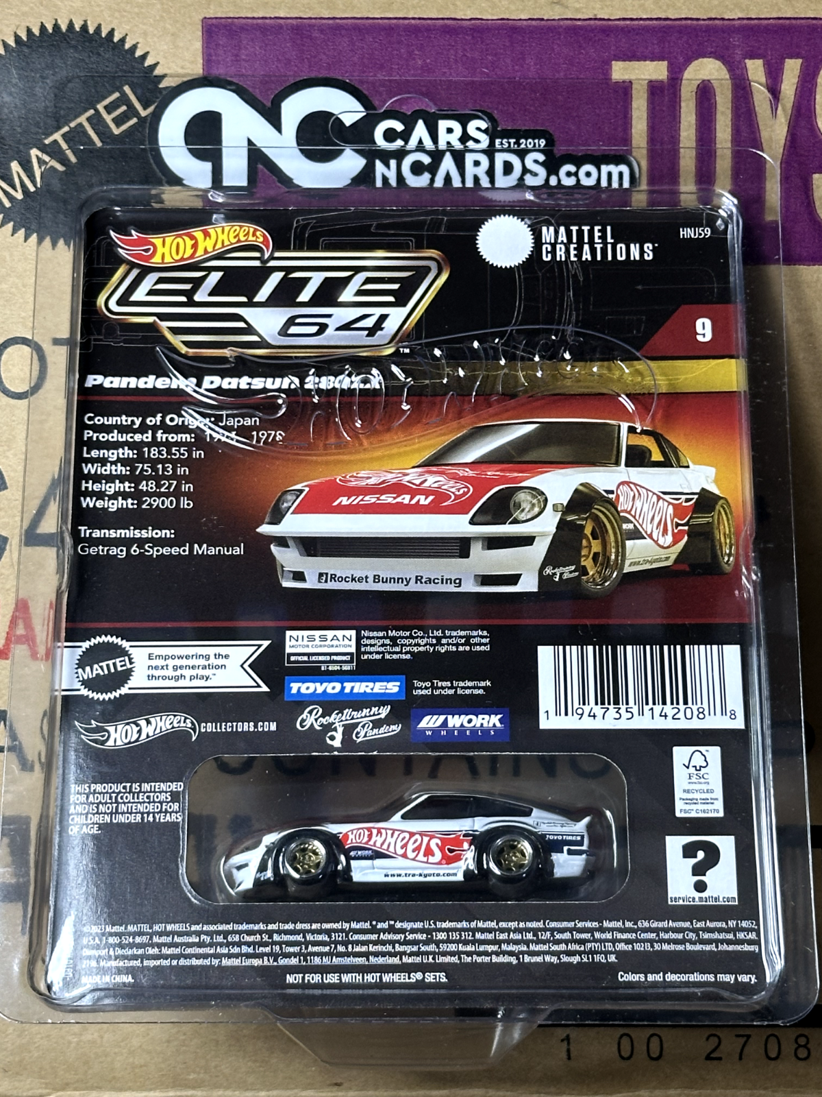 2024 Hot Wheels RLC Elite 64 Pandem Datsun 280ZX With Protector
