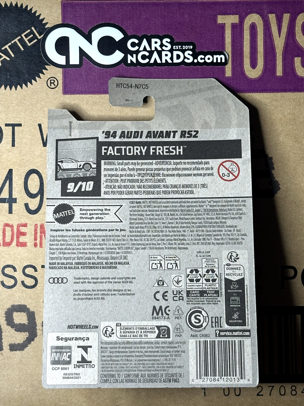 2024 Hot Wheels Factory Fresh #9/10 '94 Audi Avant RS2 Red