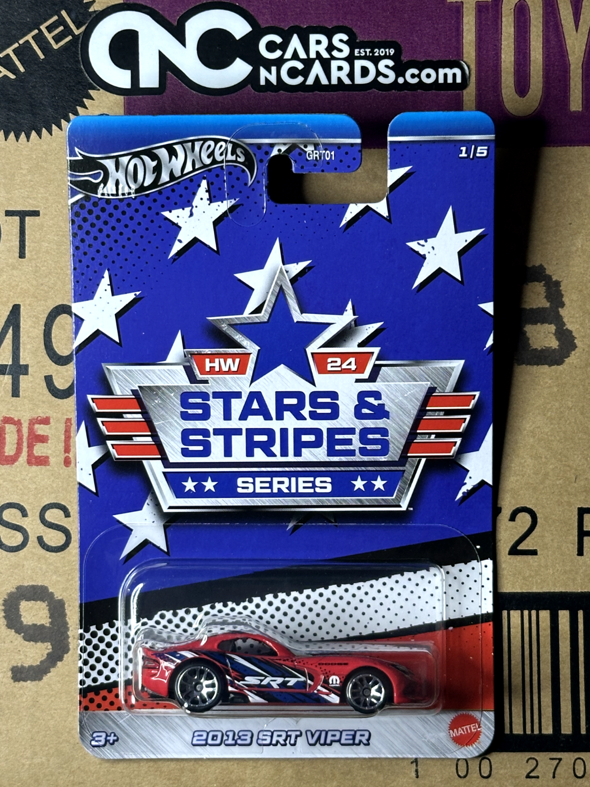 2024 Hot Wheels HW Stars & Stripes Series 1/5 2013 SRT Viper