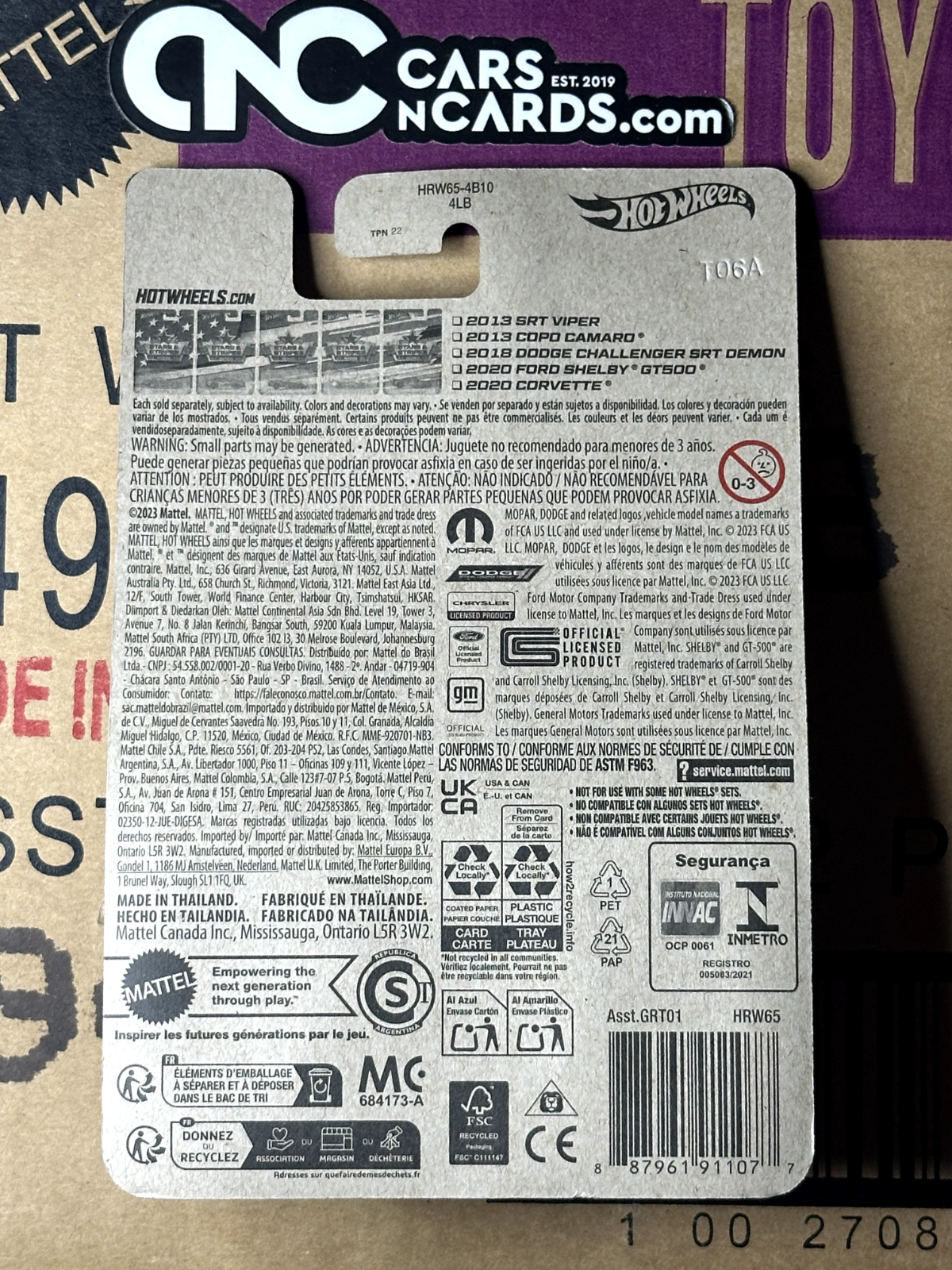 2024 Hot Wheels HW Stars & Stripes Series 4/5 2020 Ford Shelby GT500