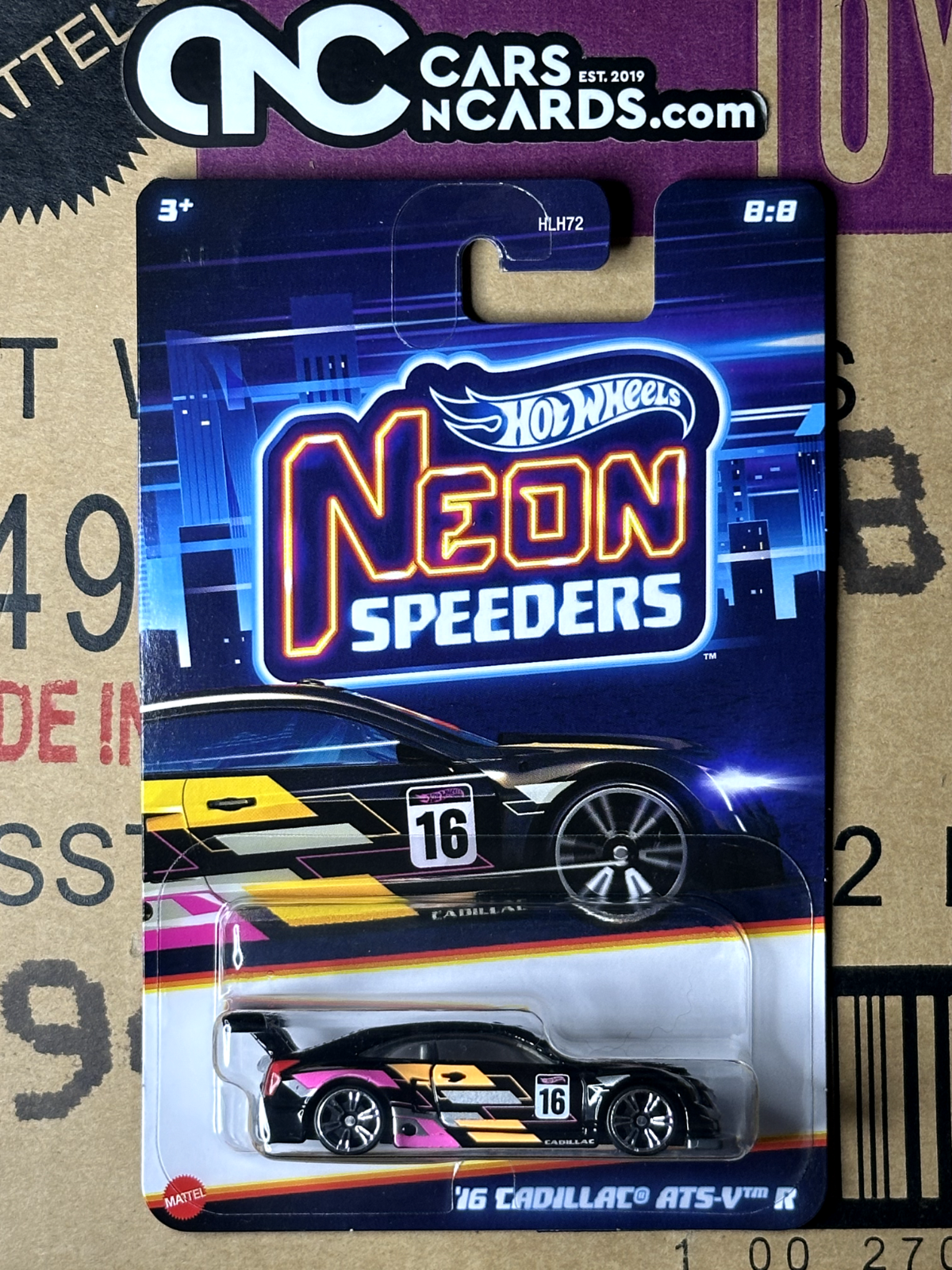 2024 Hot Wheels Neon Speeders 8/8 '16 Cadillac ATS-V R