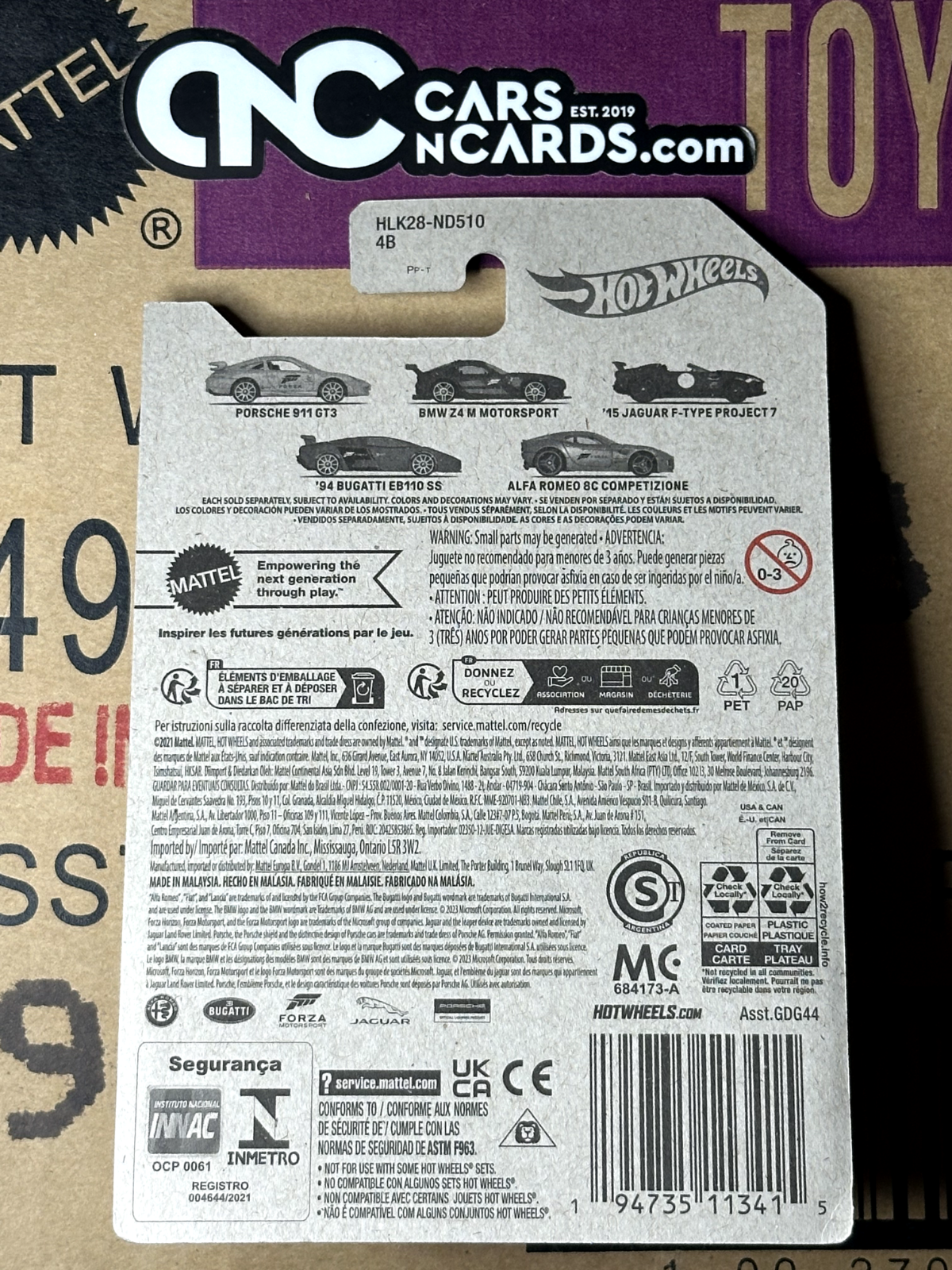 2023 Hot Wheels Forza 1/5 Porsche 911 GT3 NIP