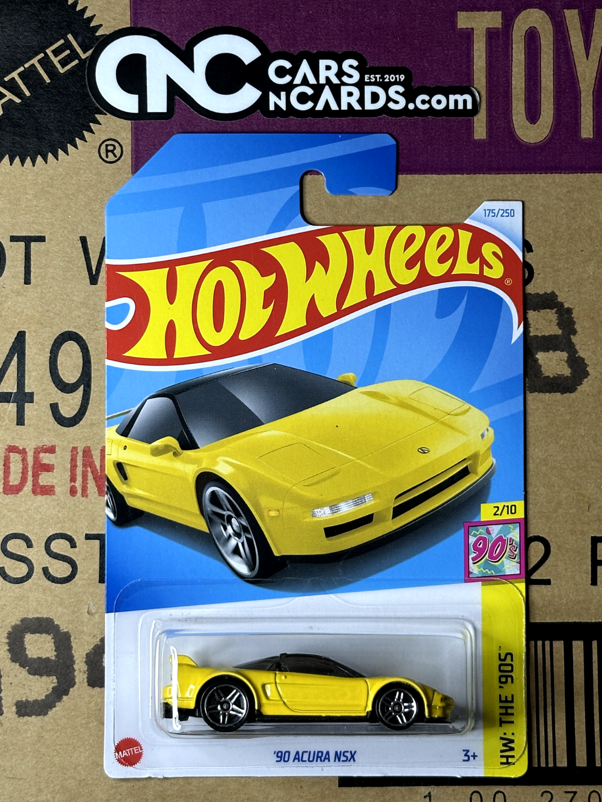 2024 Hot Wheels HW: The 90s 2/10 '90 Acura NSX Yellow