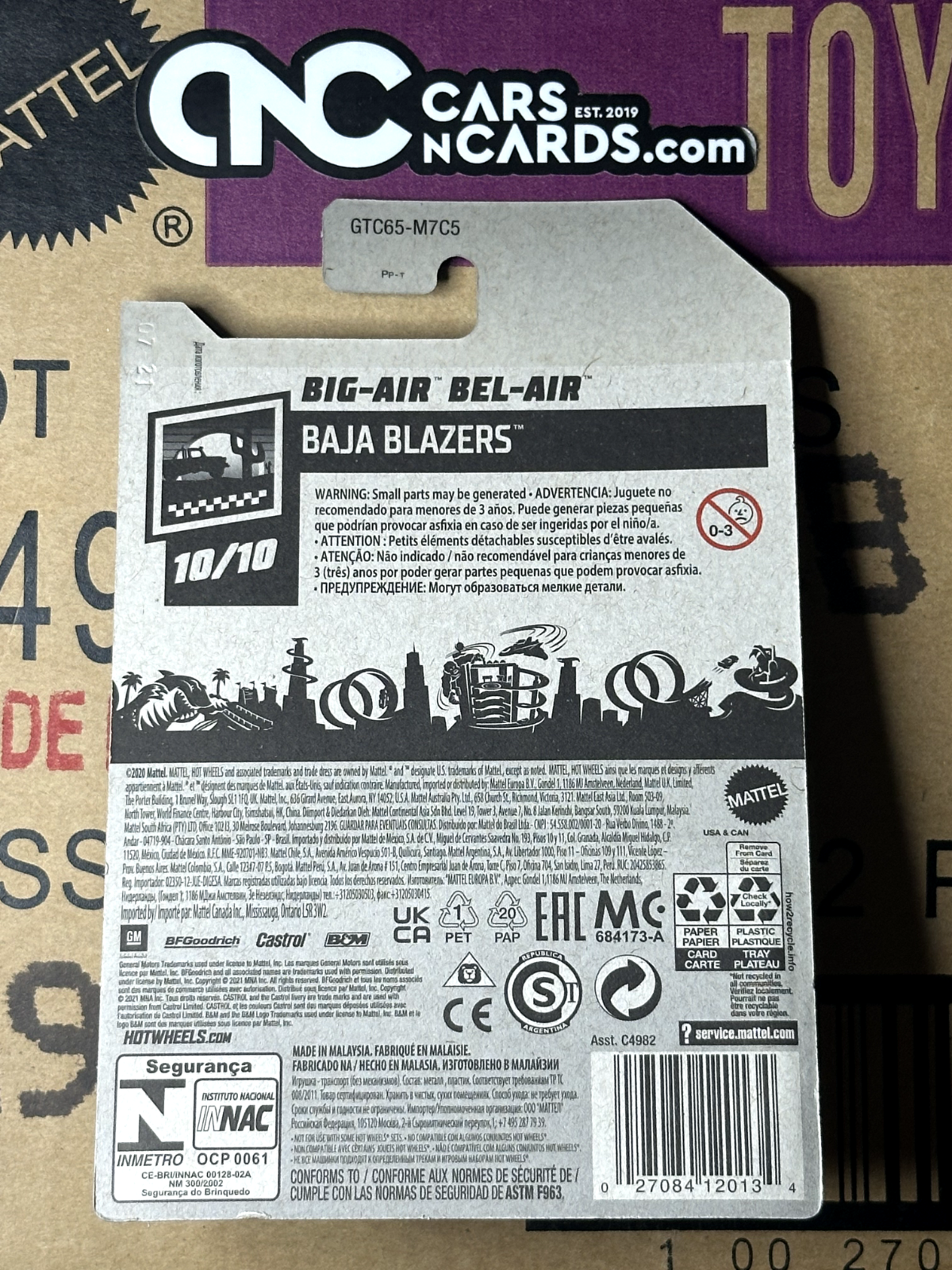 2021 Hot Wheels Baja Blazers 10/10 Big-Air Bel-Air Teal