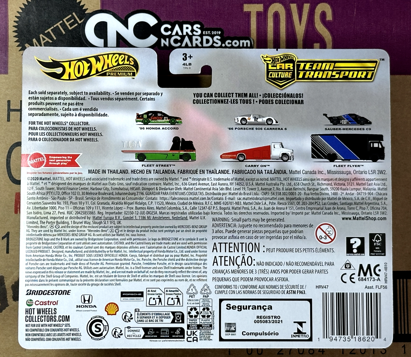 2024 Hot Wheels Premium Team Transport #66 '66 Porsche 906 Carrera 6 Carry On