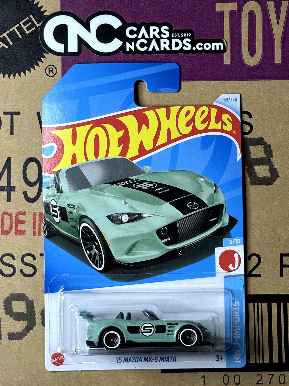 2024 Hot Wheels HW J-Imports 3/10 '15 Mazda MX-5 Miata Green