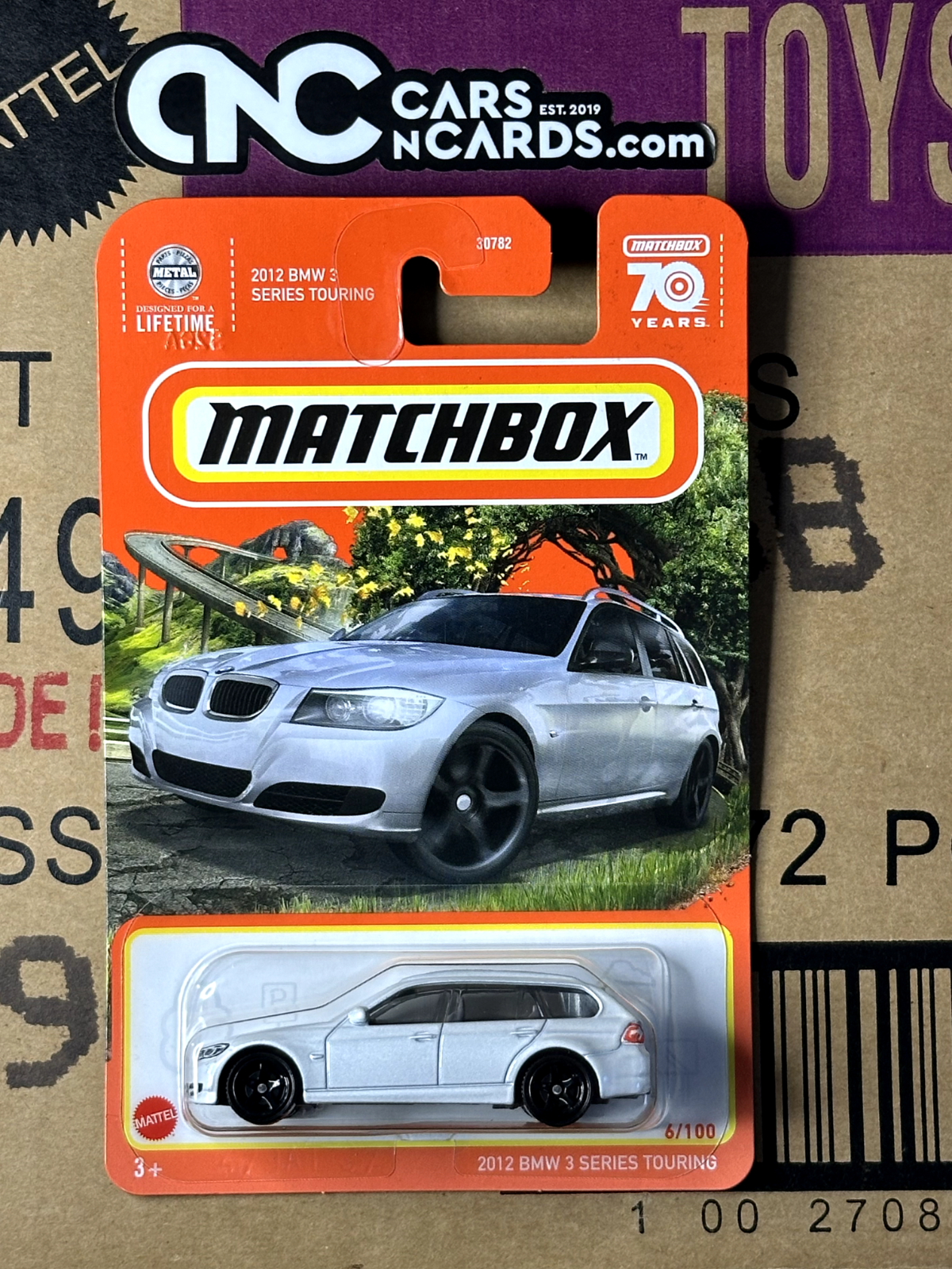 2023 Matchbox 2012 BMW 3 Series Touring White 6/100