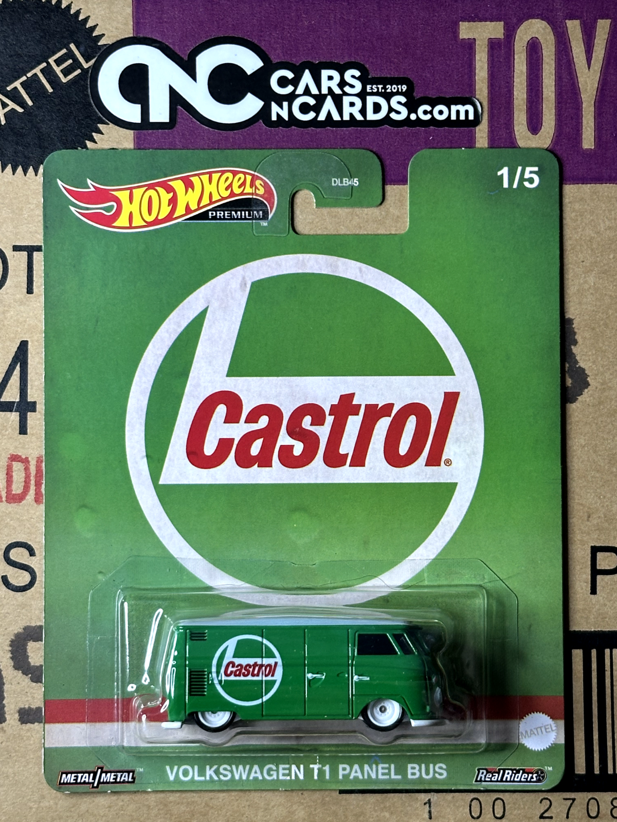 2023 Hot Wheels Pop Culture Vintage Oil Full Set of 5 Cars (Datsun/T1/Chevy)