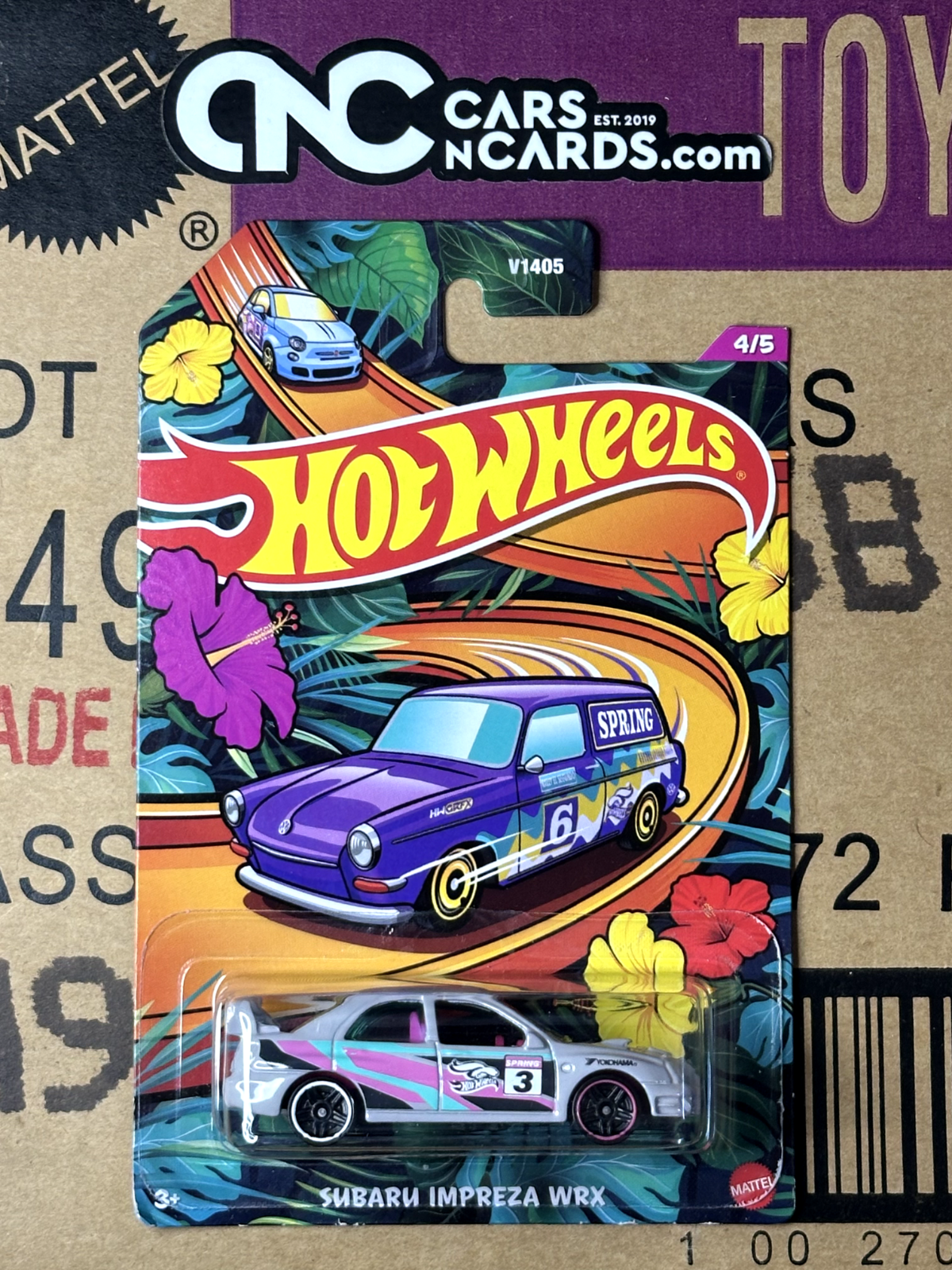 2024 Hot Wheels Spring Series 4/5 Subaru Impreza WRX (Card Crease)