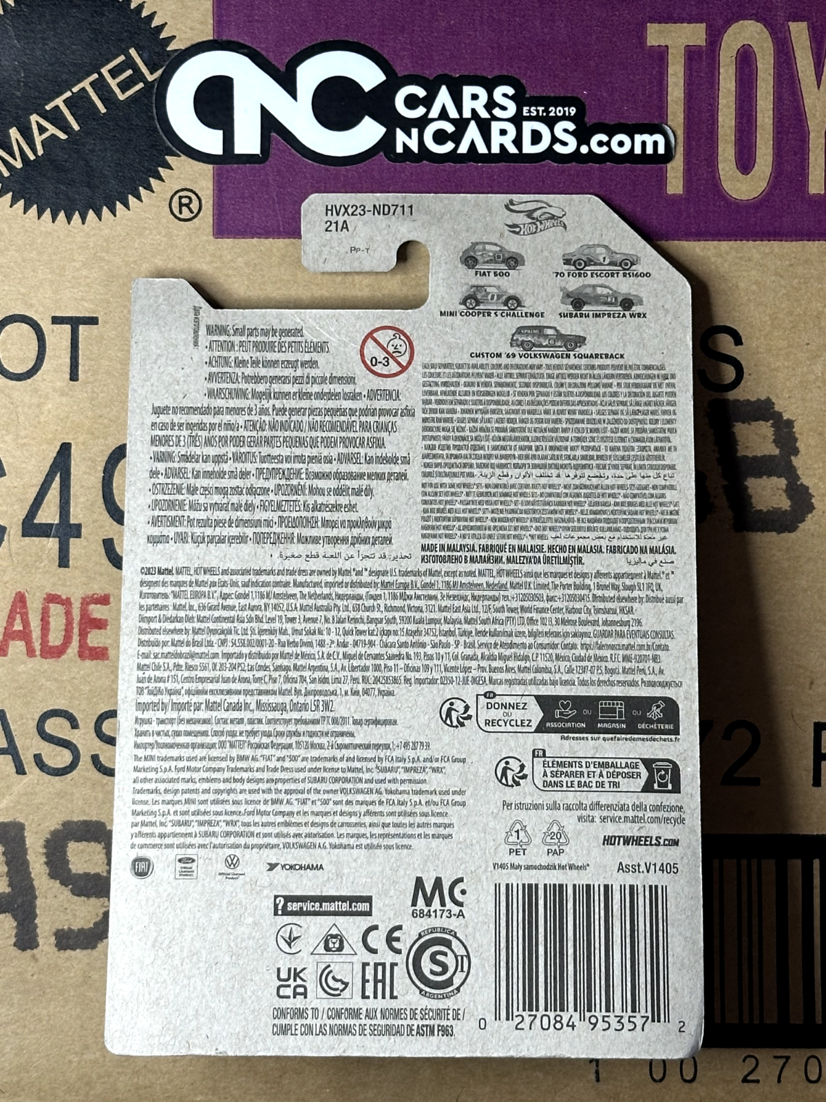 2024 Hot Wheels Spring Series 4/5 Subaru Impreza WRX (Card Crease)