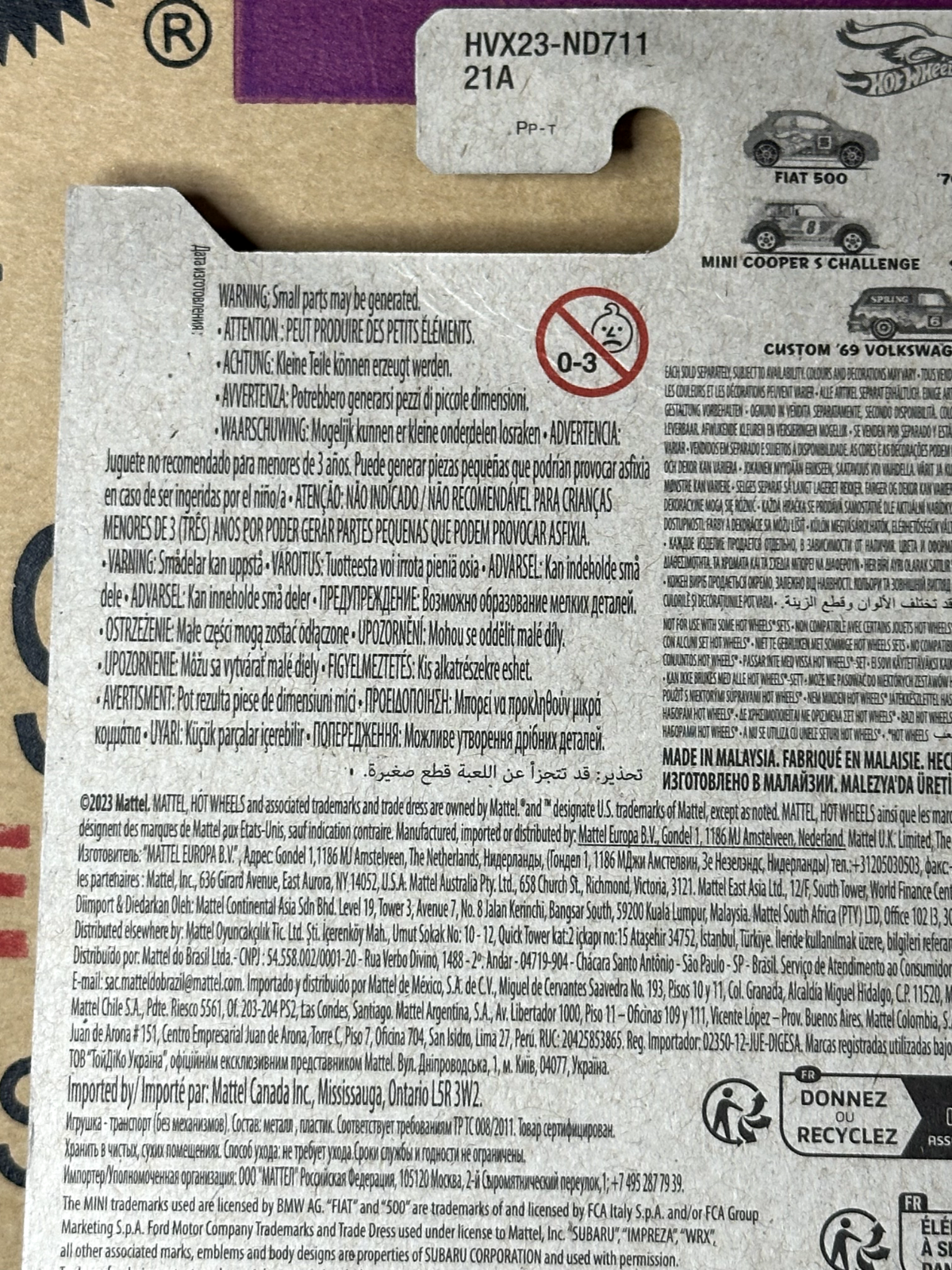 2024 Hot Wheels Spring Series 4/5 Subaru Impreza WRX (Card Crease)