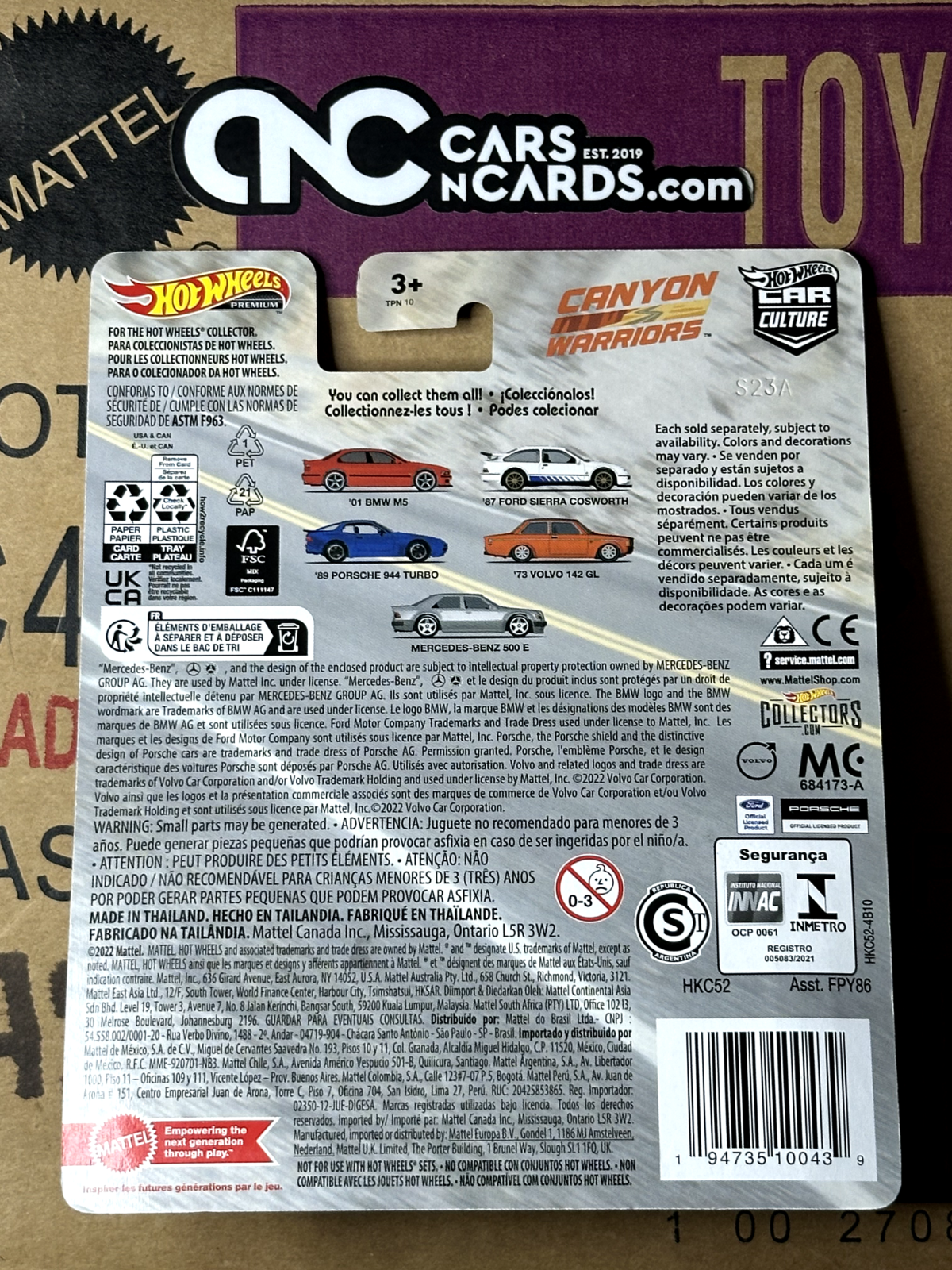 2023 Hot Wheels Premium Car Culture Canyon Warriors Full Set of 5 Cars