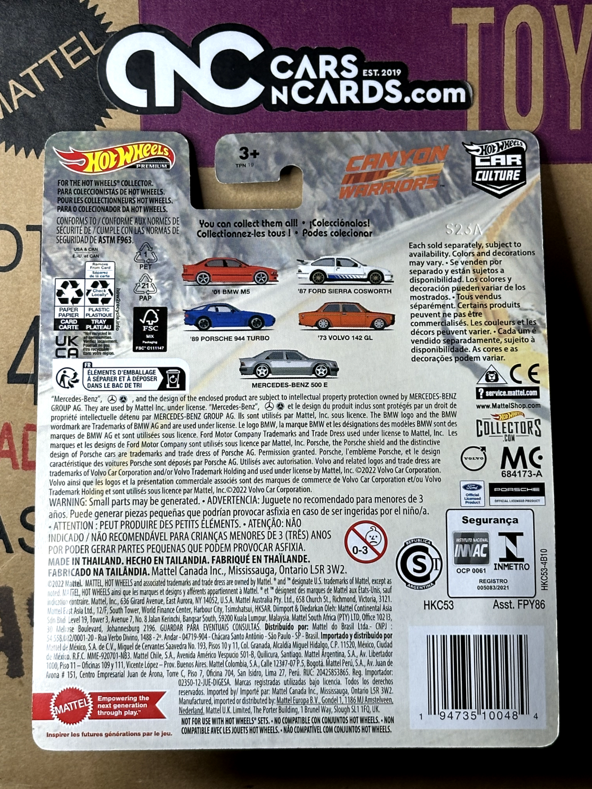 2023 Hot Wheels Premium Car Culture Canyon Warriors Full Set of 5 Cars