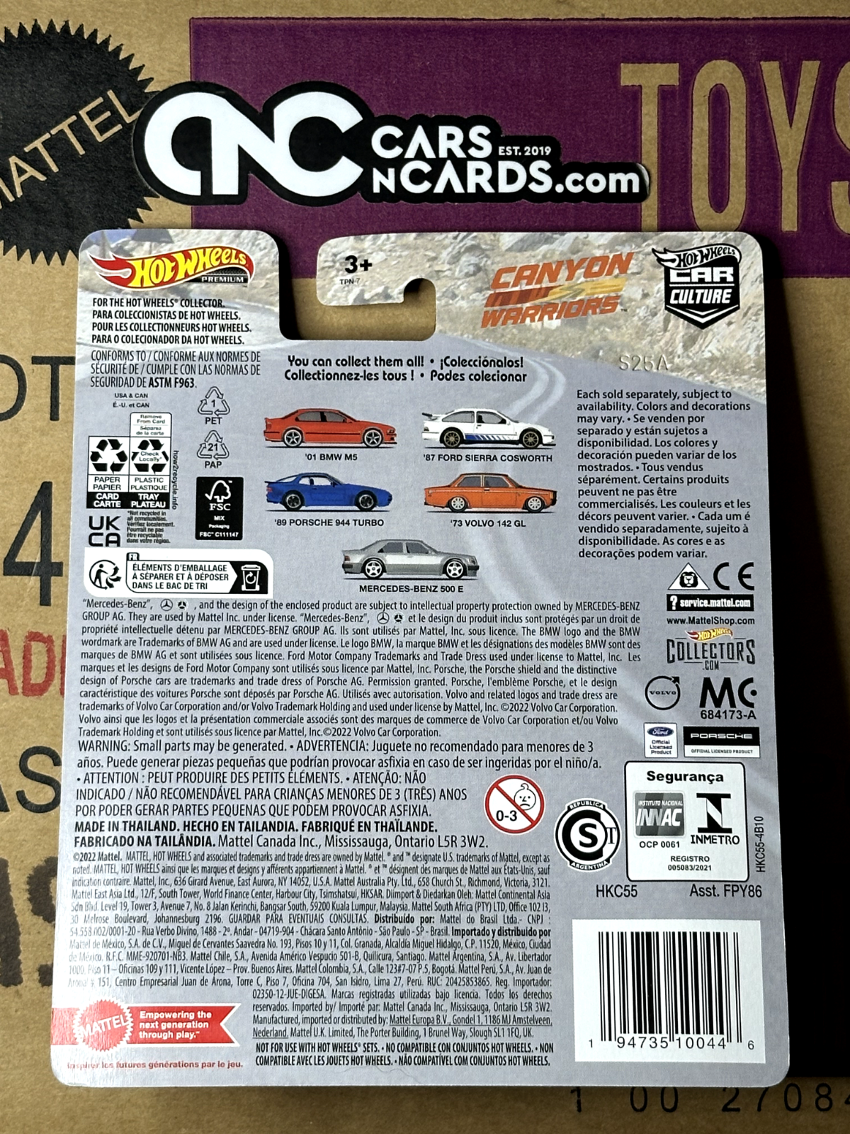 2023 Hot Wheels Premium Car Culture Canyon Warriors Full Set of 5 Cars
