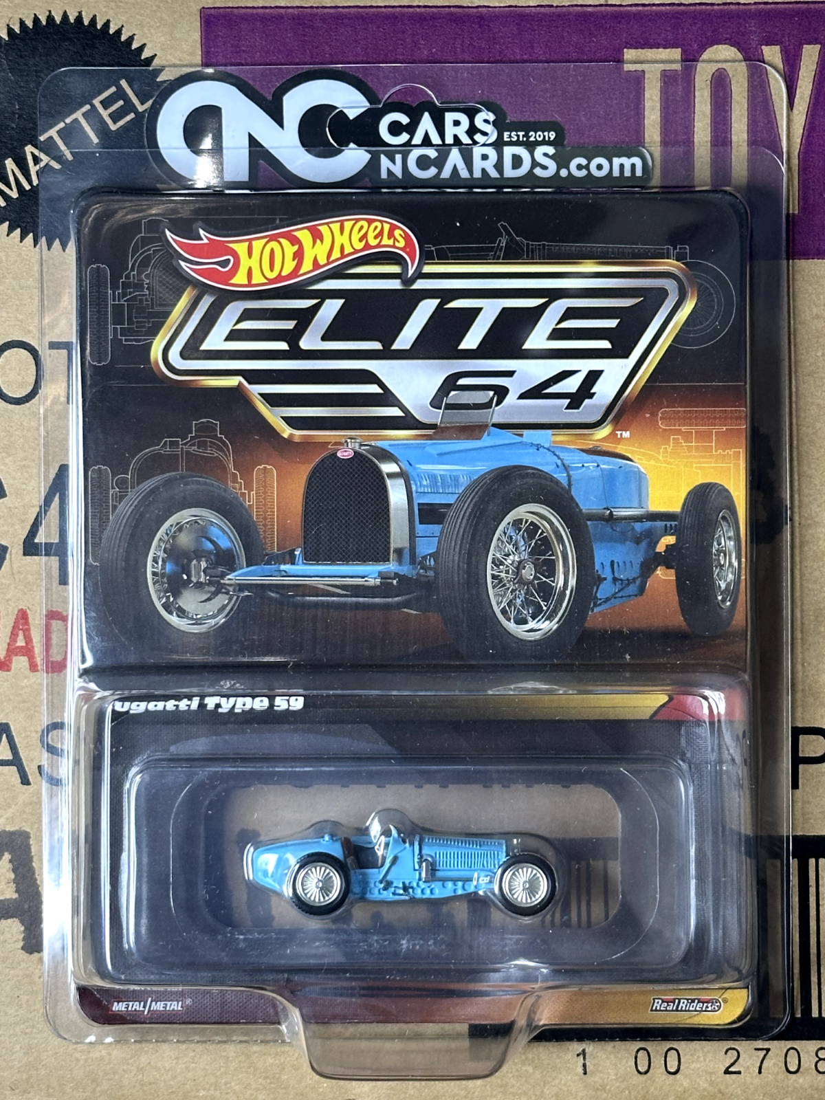 2024 Hot Wheels RLC Elite 64 Bugatti Type 59 With Protector