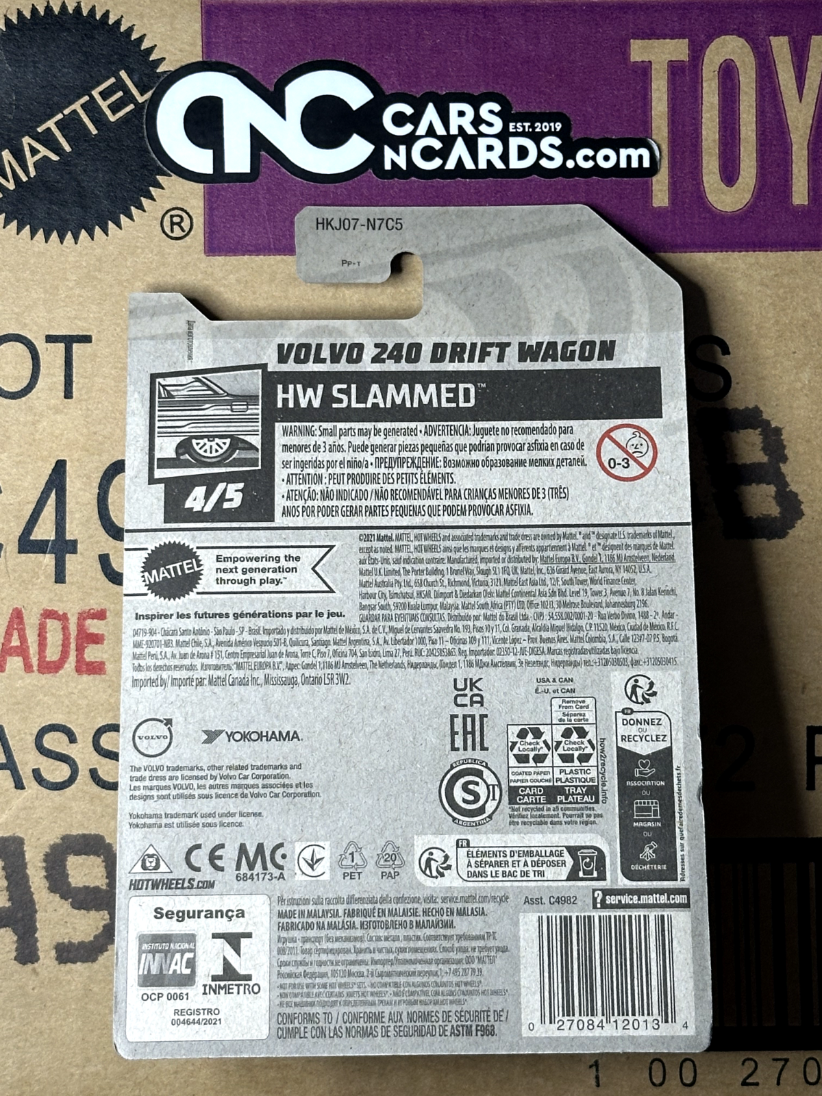 2023 Hot Wheels HW Slammed 4/5 Volvo 240 Drift Wagon (Soft Corners)