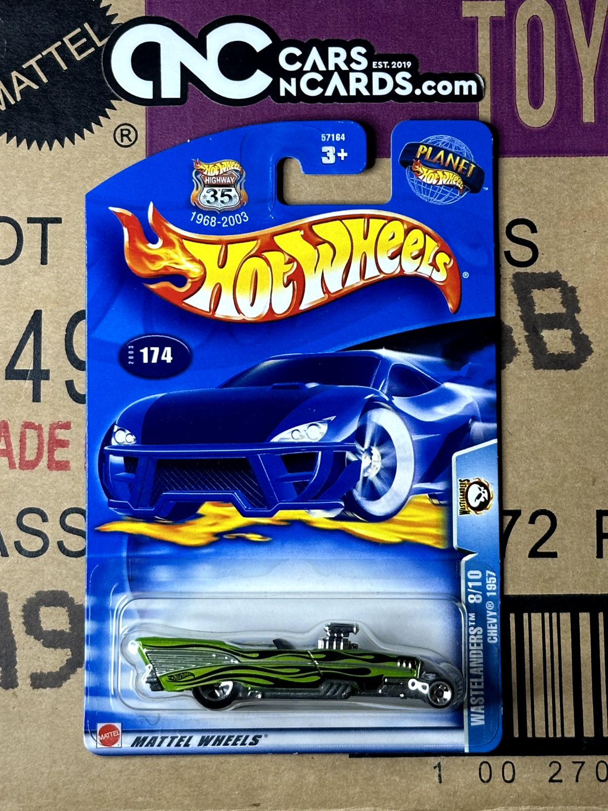 2003 Hot Wheels Wastelanders 8/10 Chevy 1957 Collector #174