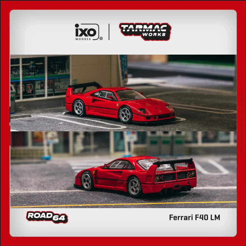 Tarmac Works Road 64 IXO Models Ferrari F40 LM Sealed