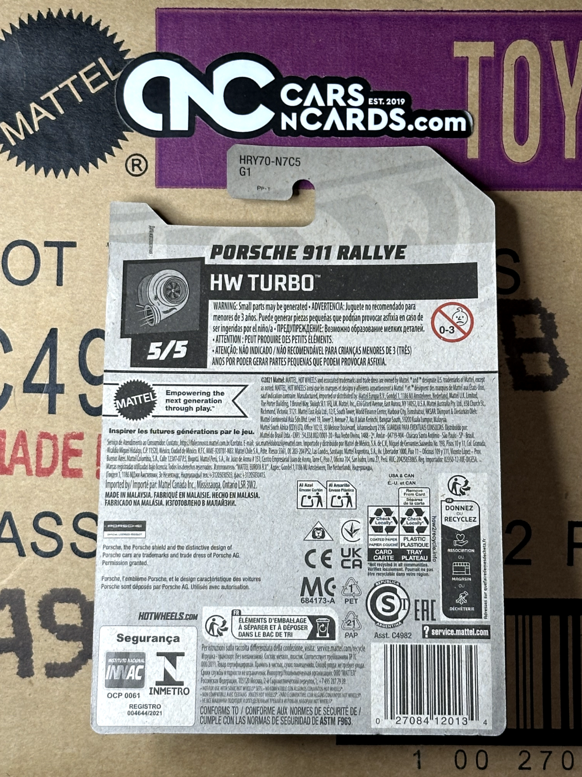 2024 Hot Wheels HW Turbo 5/5 Porsche 911 Rallye