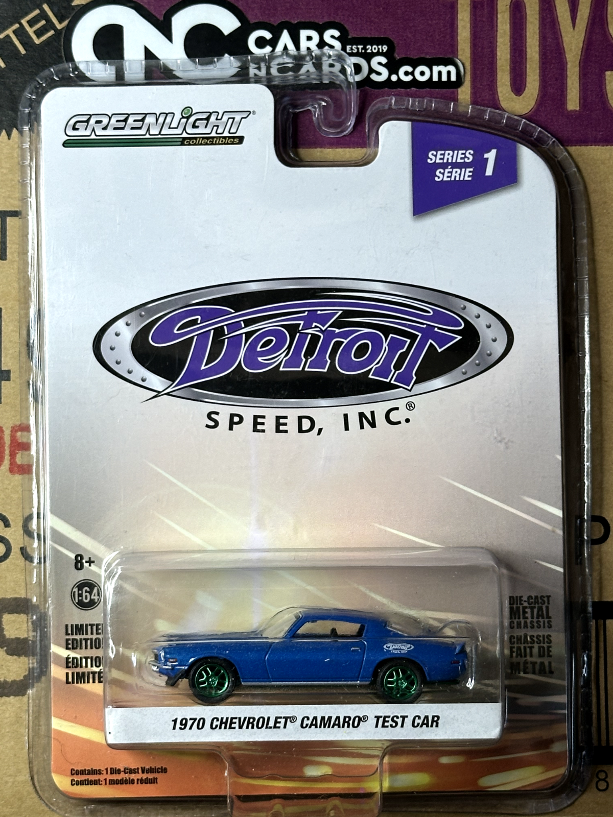 Greenlight Green Machine Detroit Speed Inc 1970 Chevrolet Camaro Test Car