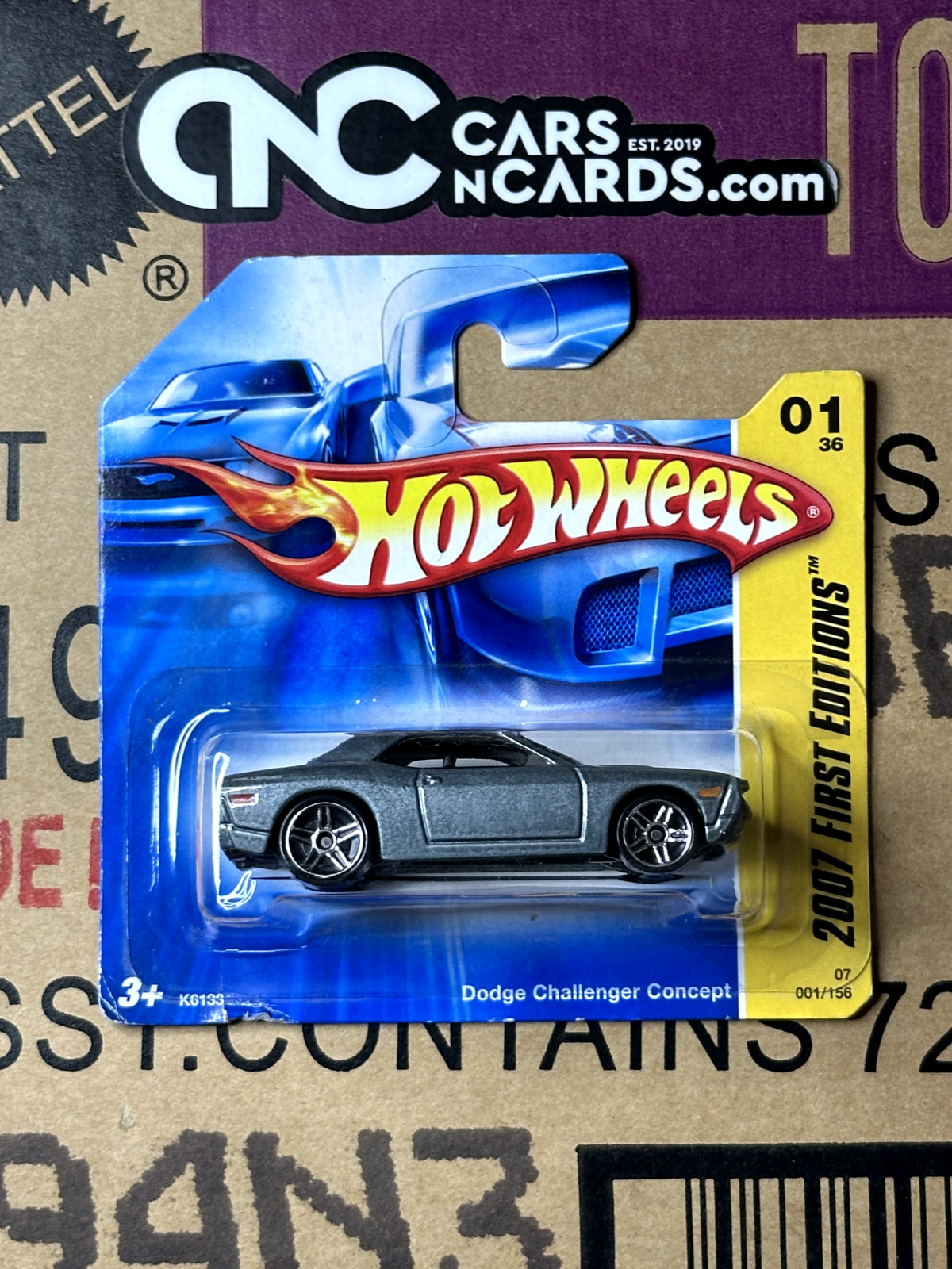 2007 Hot Wheels First Editions Dodge Challenger Concept Short Card (Soft Corner)