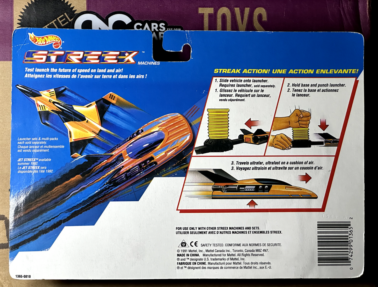 1991 Hot Wheels Streex Machines