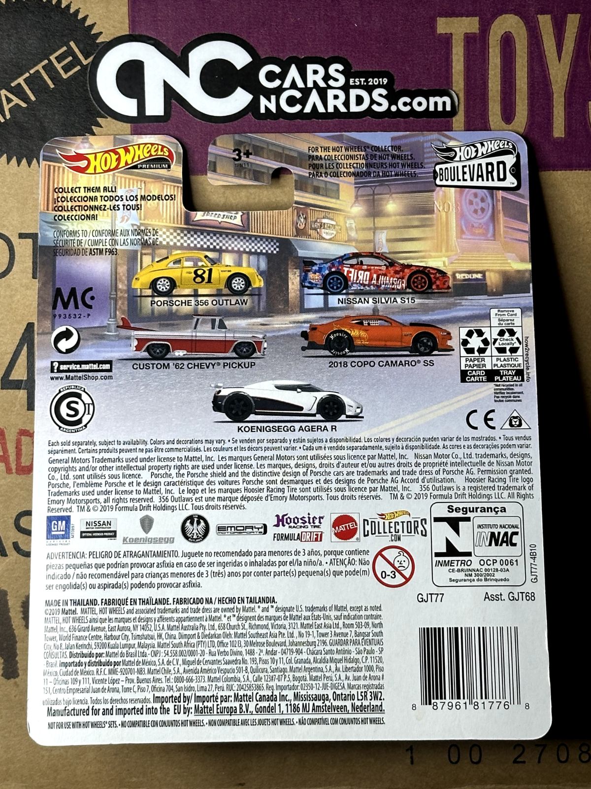 2020 Hot Wheels Premium Boulevard #8 Custom '62 Chevy Pickup