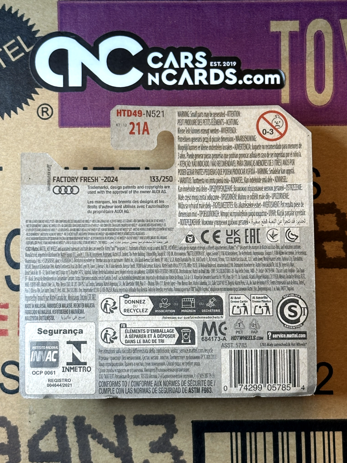 2024 Hot Wheels Factory Fresh #9/10 '94 Audi Avant RS2 Teal Short Card