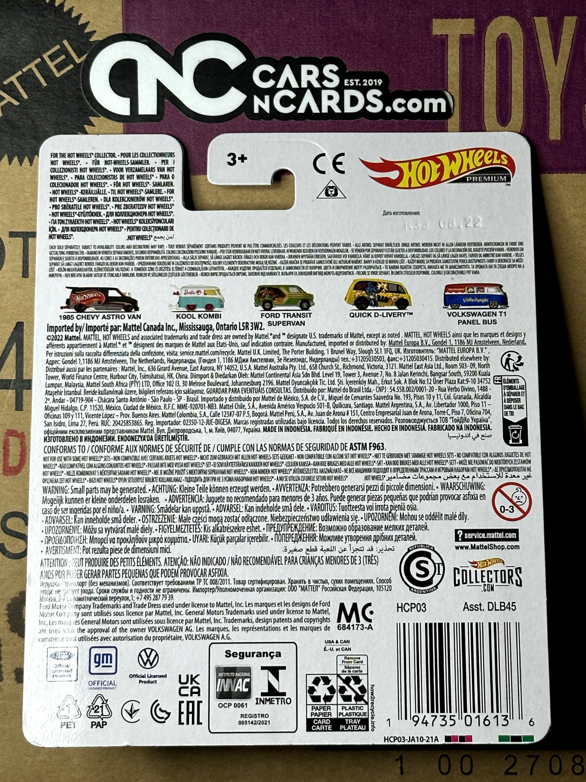 2022 Hot Wheels Premium Pop Culture 2/5 Kool Kombi Barbie