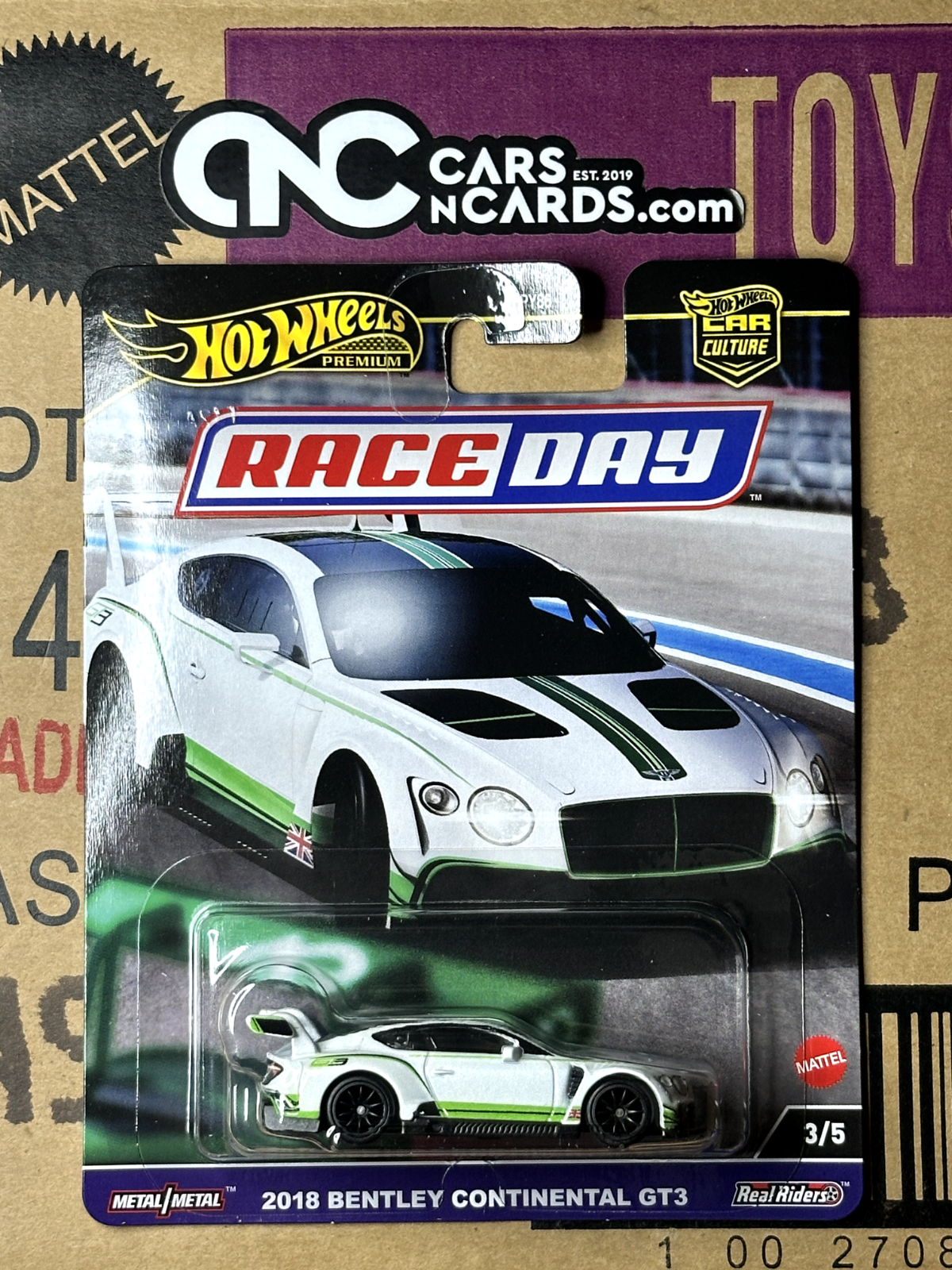 2024 Hot Wheels Premium Car Culture Race Day 3/5 2018 Bentley Continental GT3
