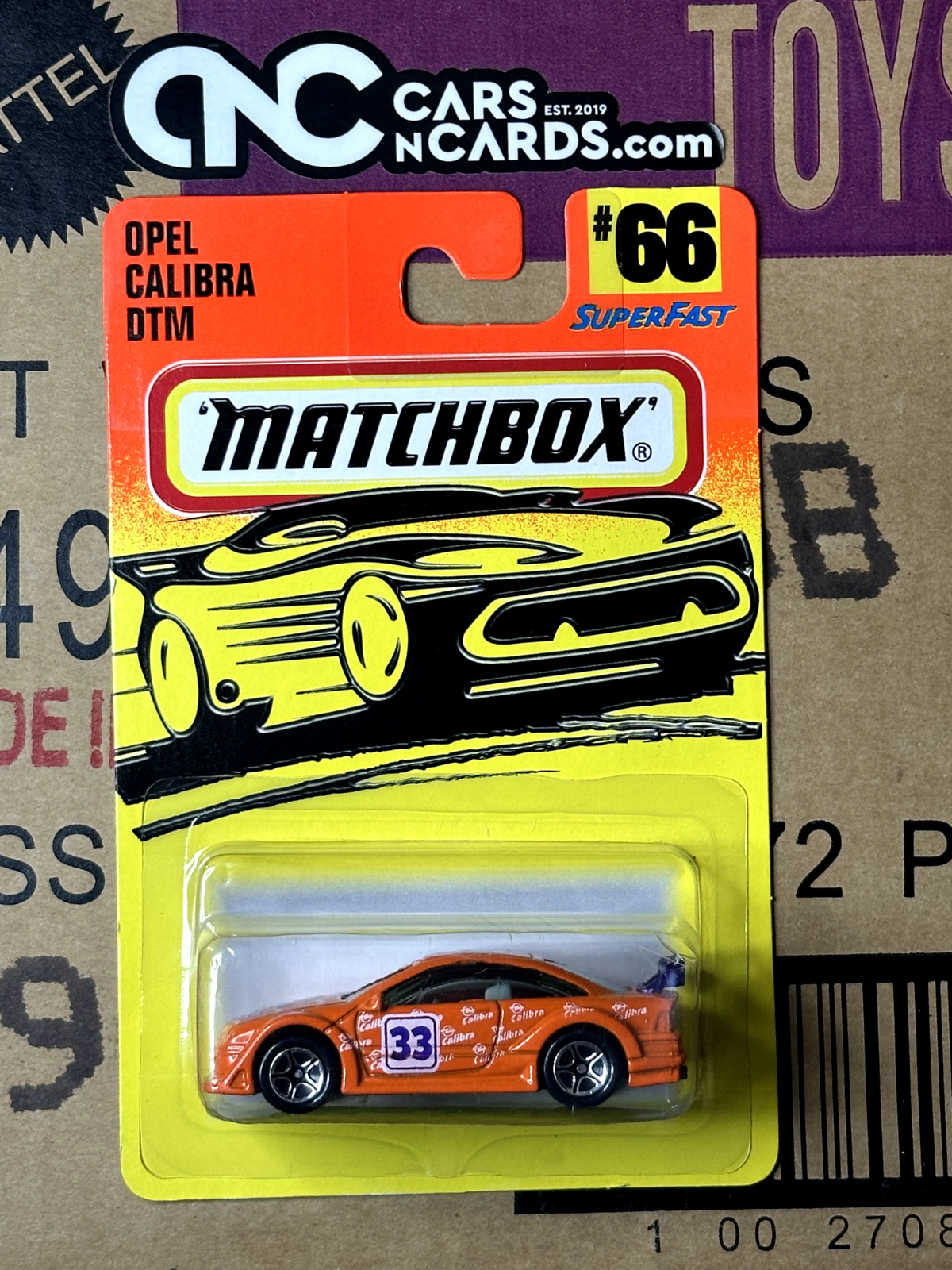 1996 Matchbox Superfast #66 Opel Calibra DTM