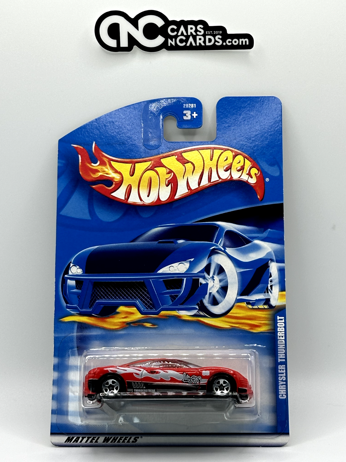 2000 Hot Wheels Chrysler Thunderbolt Collector #225 Red