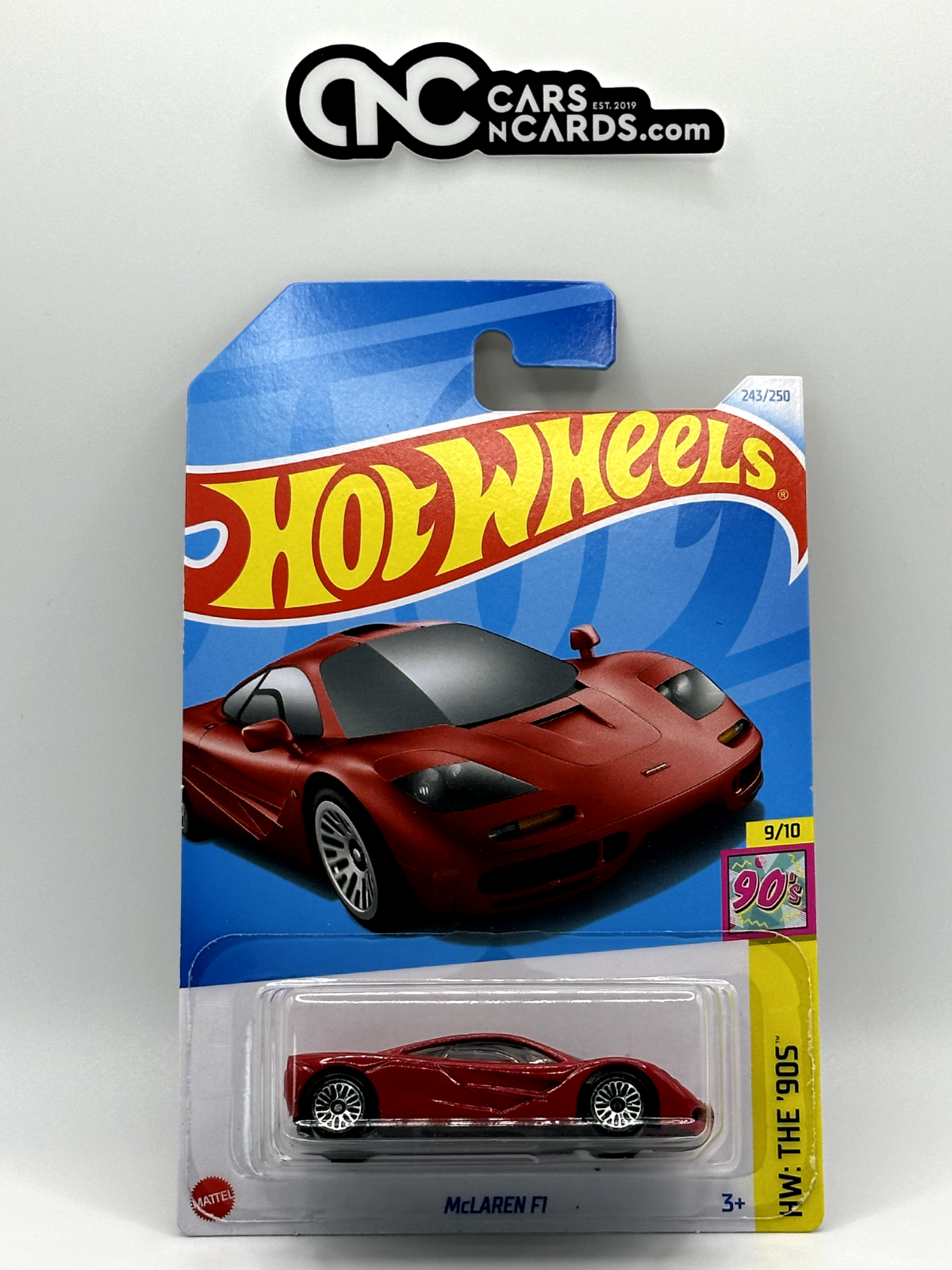 2024 Hot Wheels HW: The '90s 9/10 McLaren F1 Red