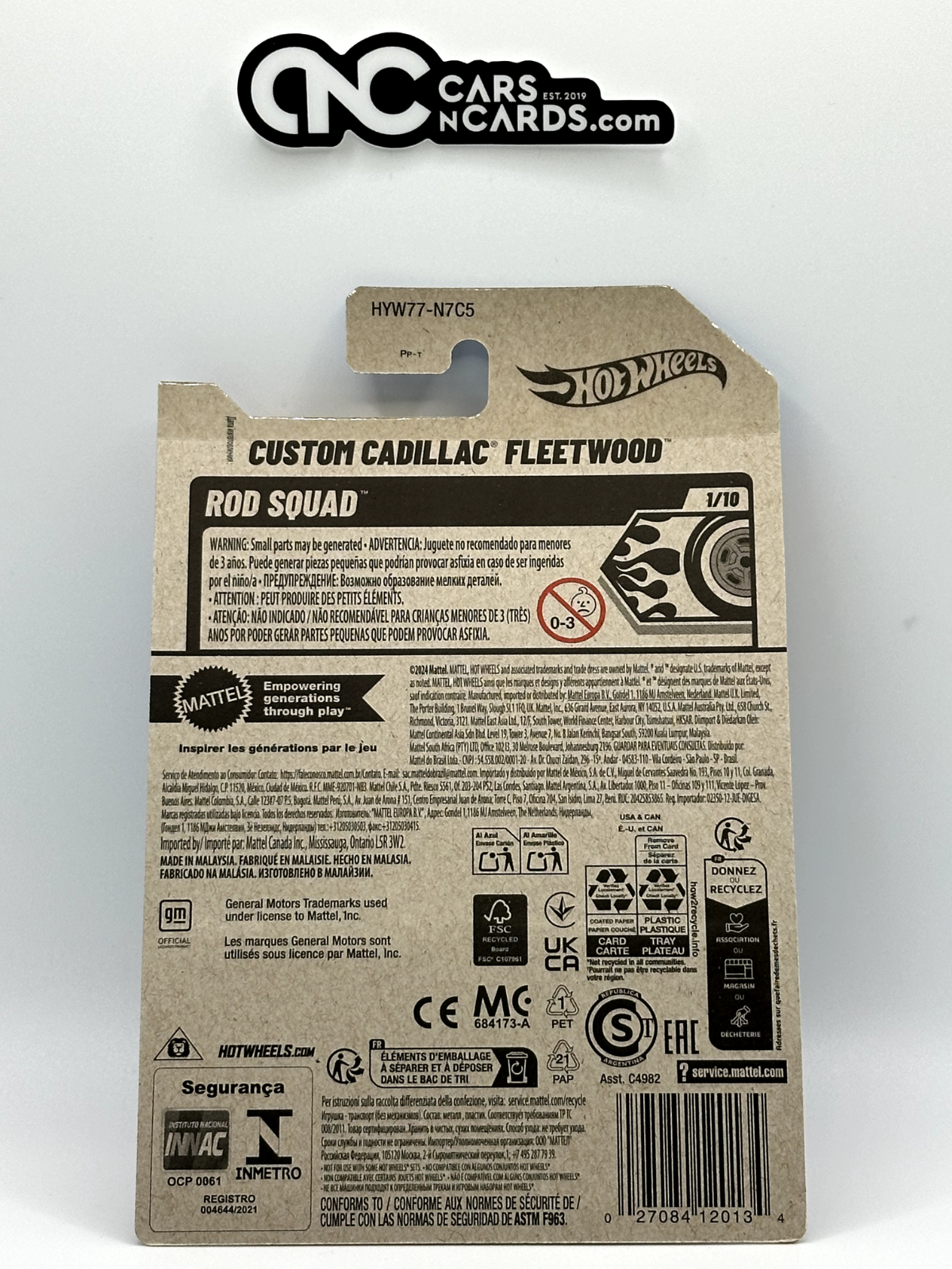 2025 Hot Wheels Rod Squad 1/10 Custom Cadillac Fleetwood