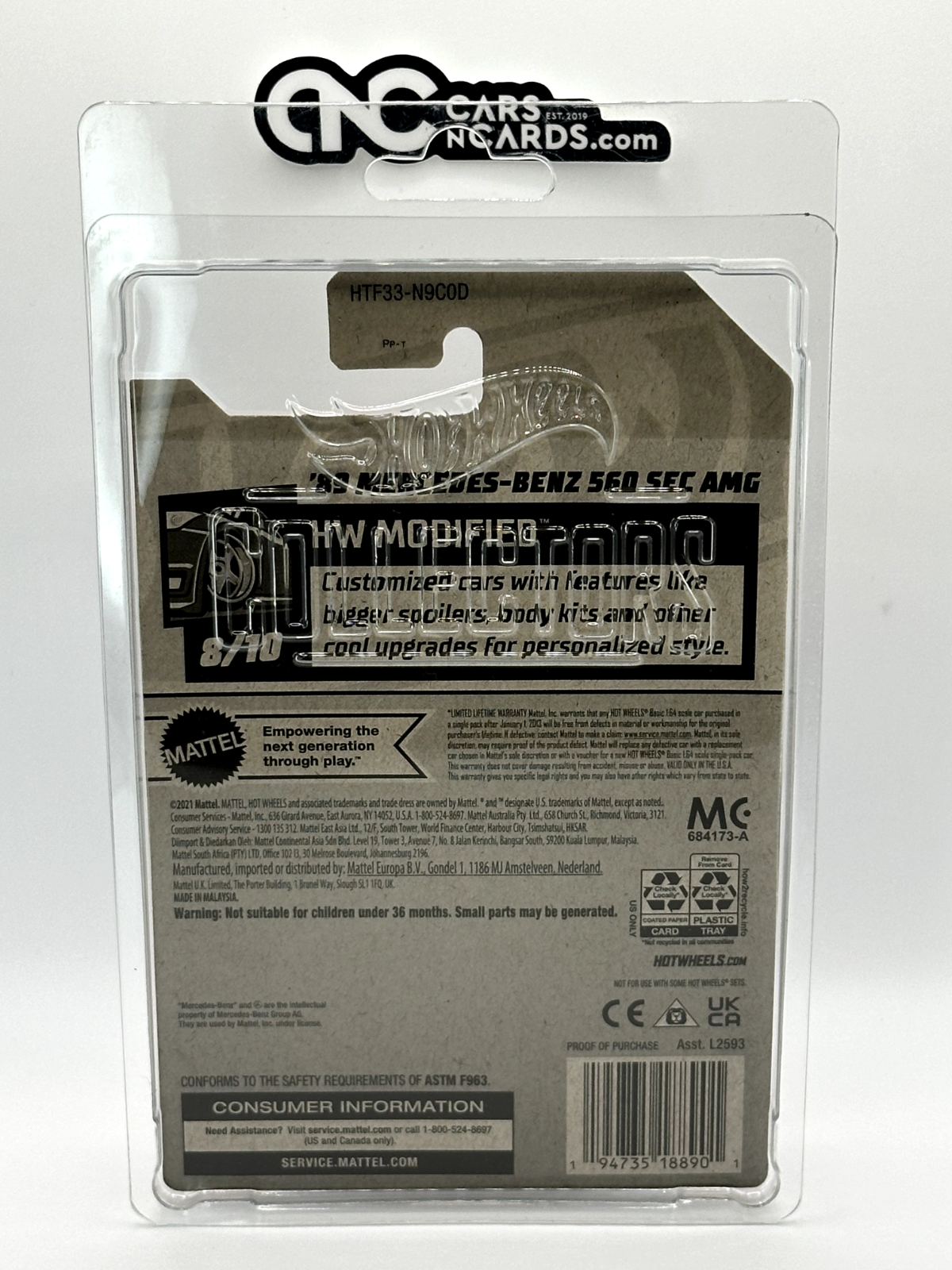 2024 Hot Wheels RLC Factory Sealed Super Treasure Hunt '89 Mercedes-Benz 560 AMG